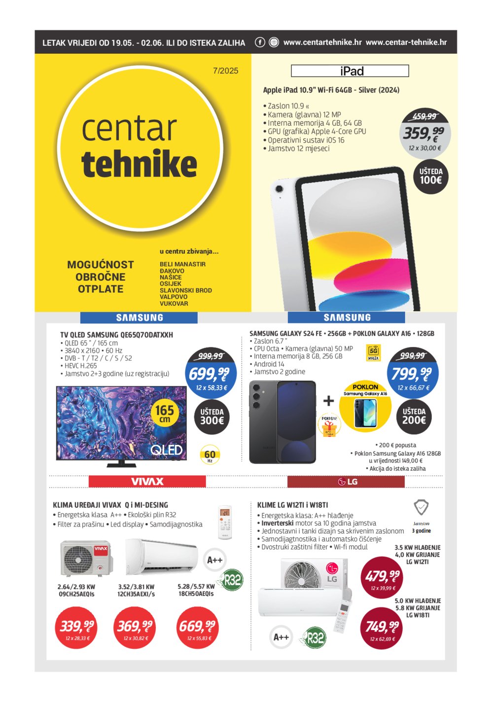 Centar tehnike katalog Akcija 19.05.-02.06.2025.