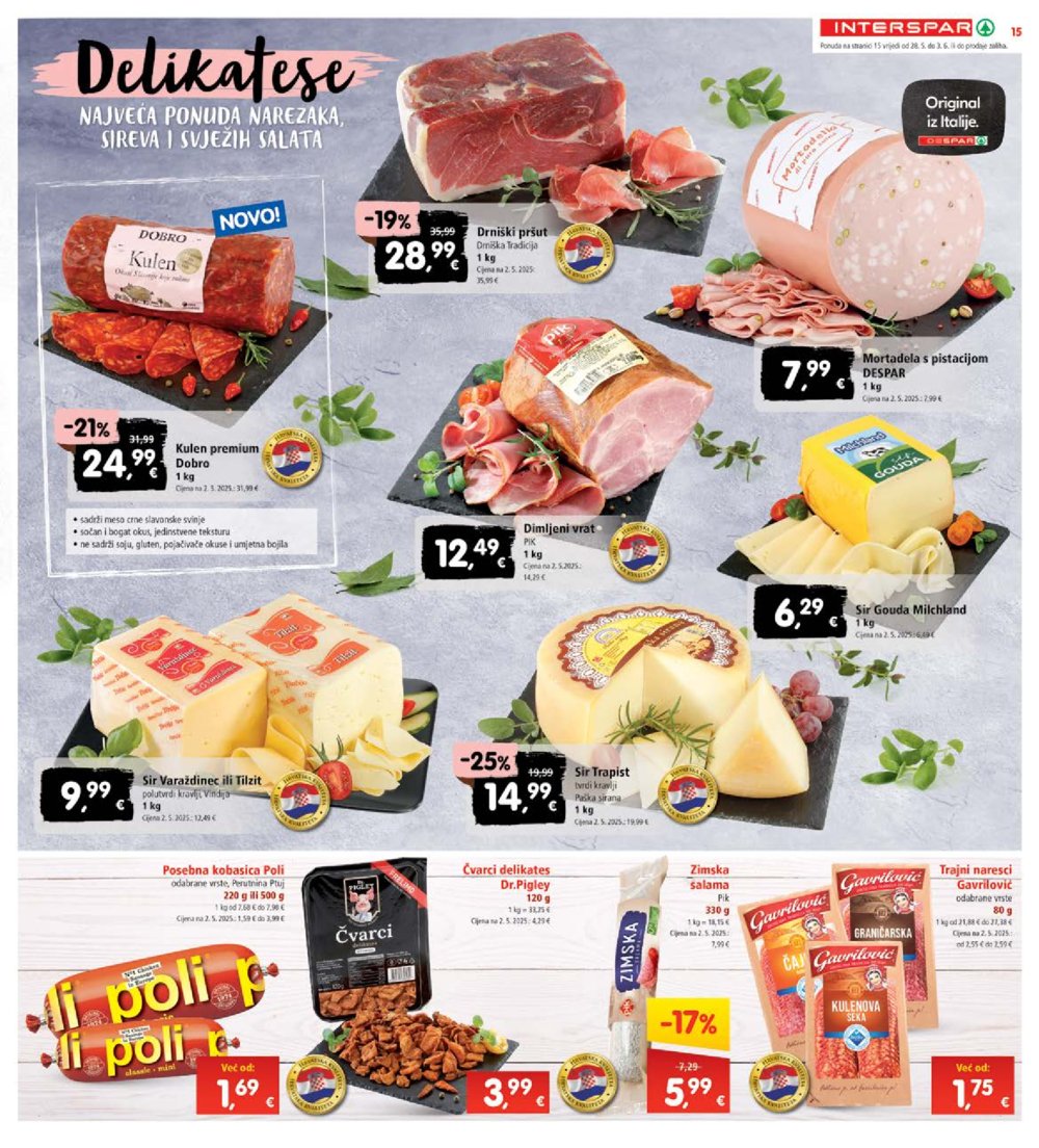 INTERSPAR katalog Akcija 28.05.-03.06.2025.