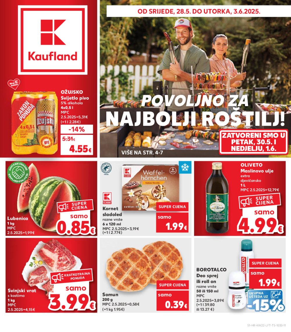 Kaufland katalog Akcija 28.05.-03.06.2025. Odabrane poslovnice