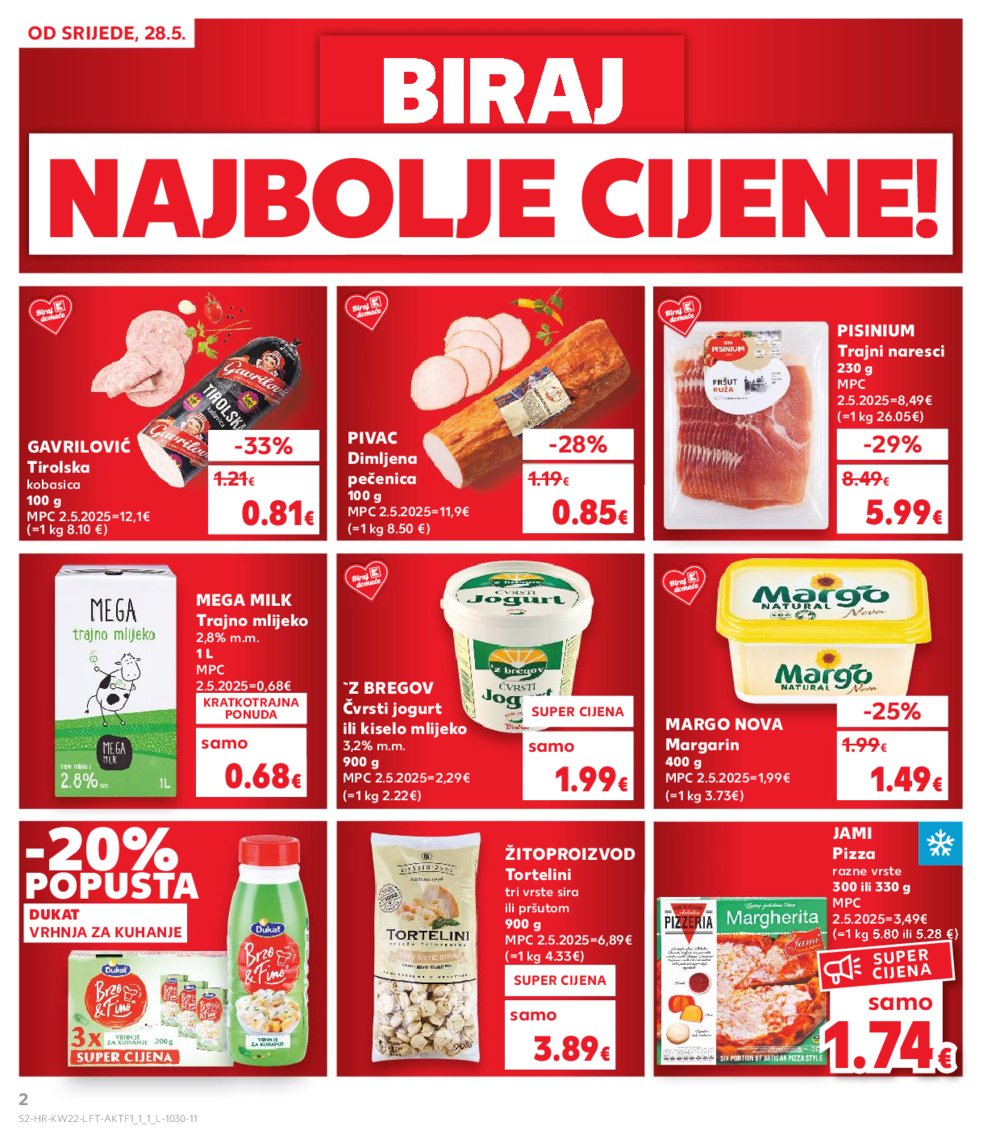 Kaufland katalog Akcija 28.05.-03.06.2025. Odabrane poslovnice