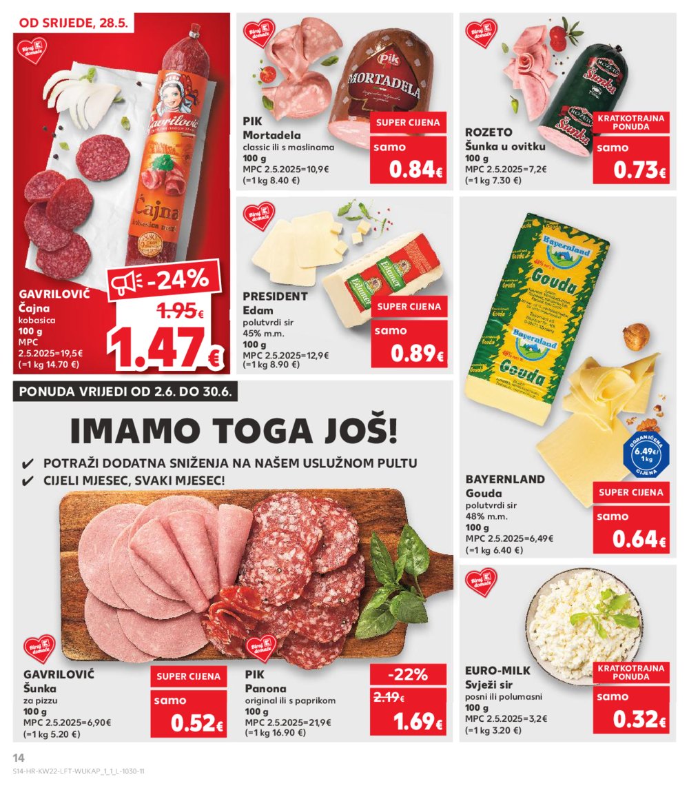 Kaufland katalog Akcija 28.05.-03.06.2025. Odabrane poslovnice