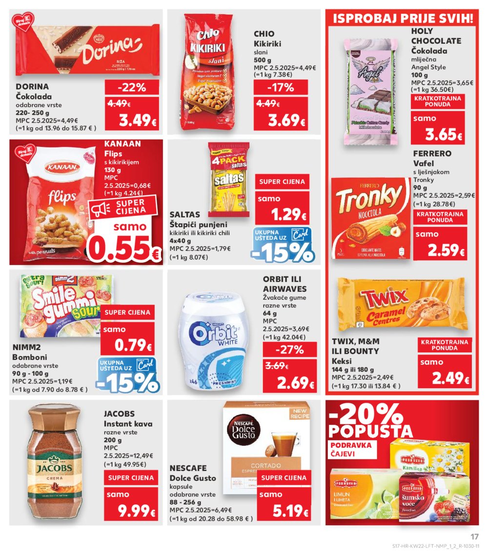 Kaufland katalog Akcija 28.05.-03.06.2025. Odabrane poslovnice