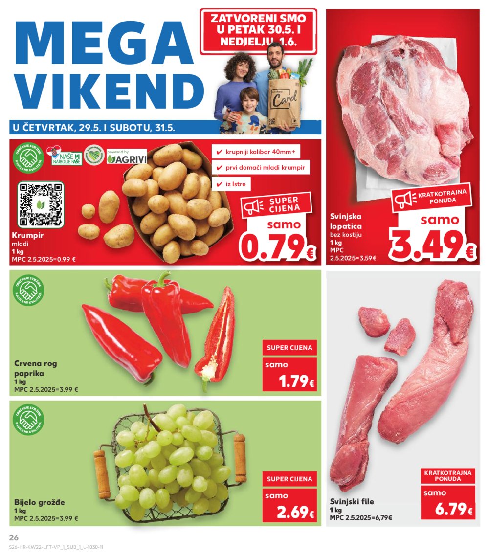 Kaufland katalog Akcija 28.05.-03.06.2025. Odabrane poslovnice