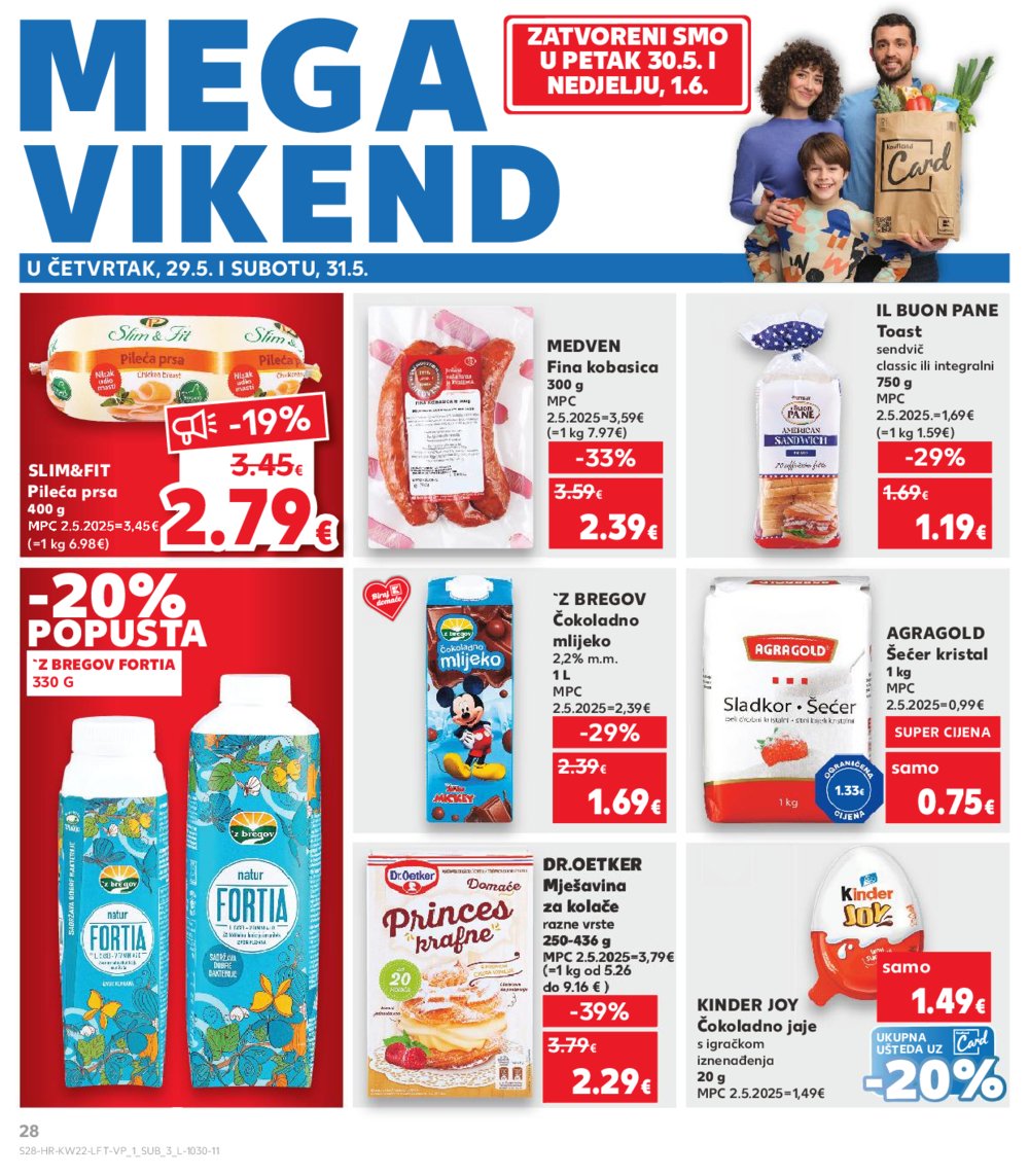 Kaufland katalog Akcija 28.05.-03.06.2025. Odabrane poslovnice