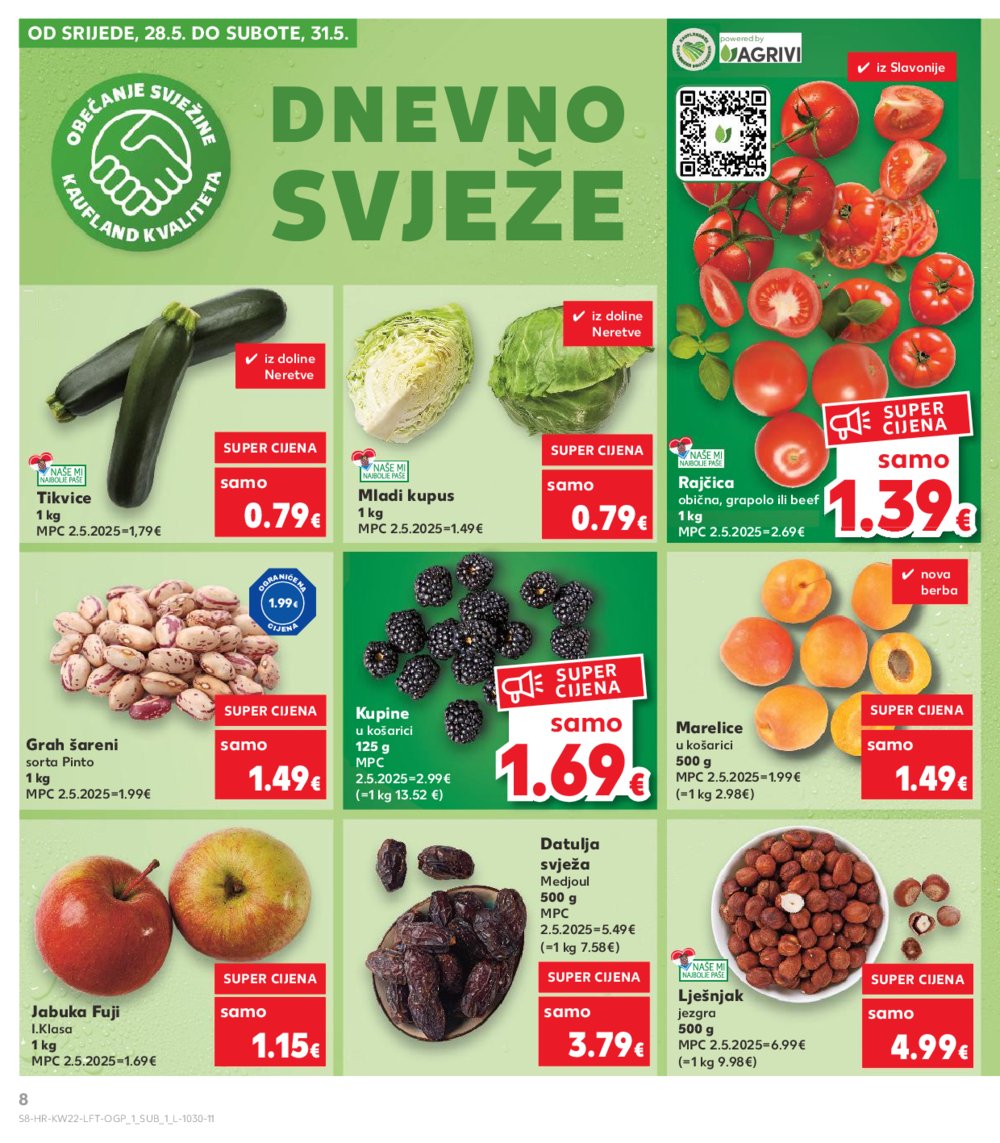 Kaufland katalog Akcija 28.05.-03.06.2025. Odabrane poslovnice