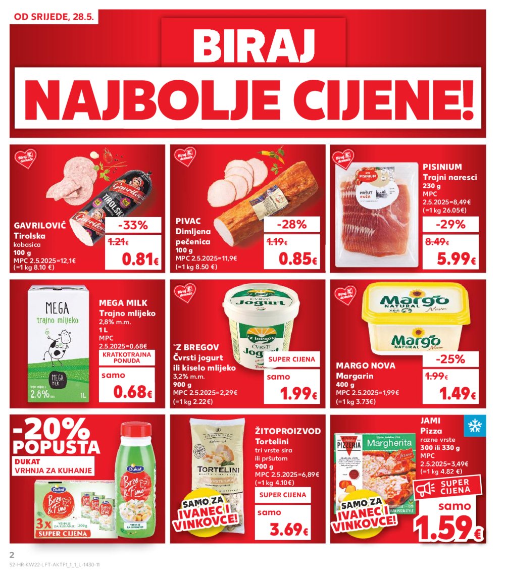Kaufland katalog Akcija 28.05.-03.06.2025. Vinkovci