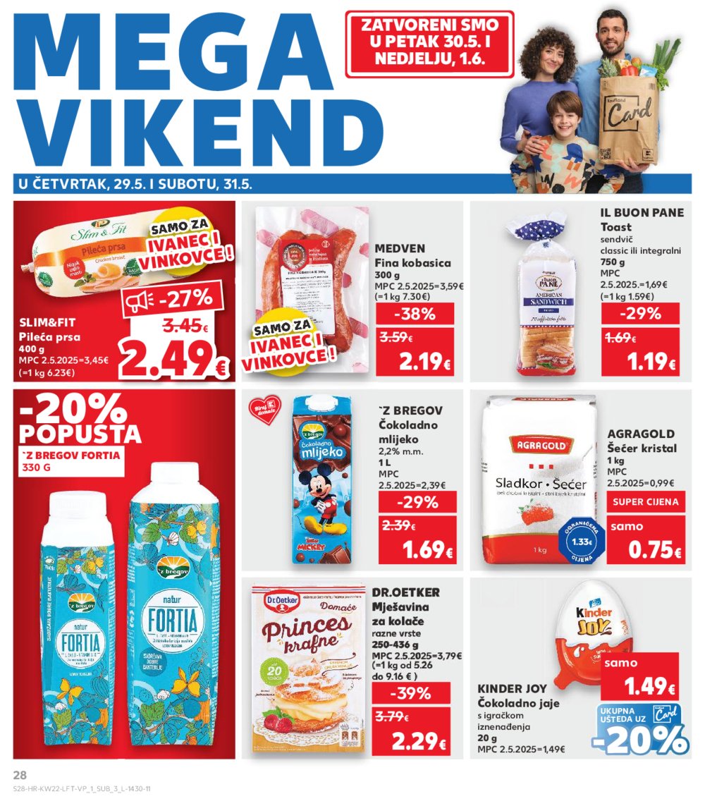 Kaufland katalog Akcija 28.05.-03.06.2025. Vinkovci