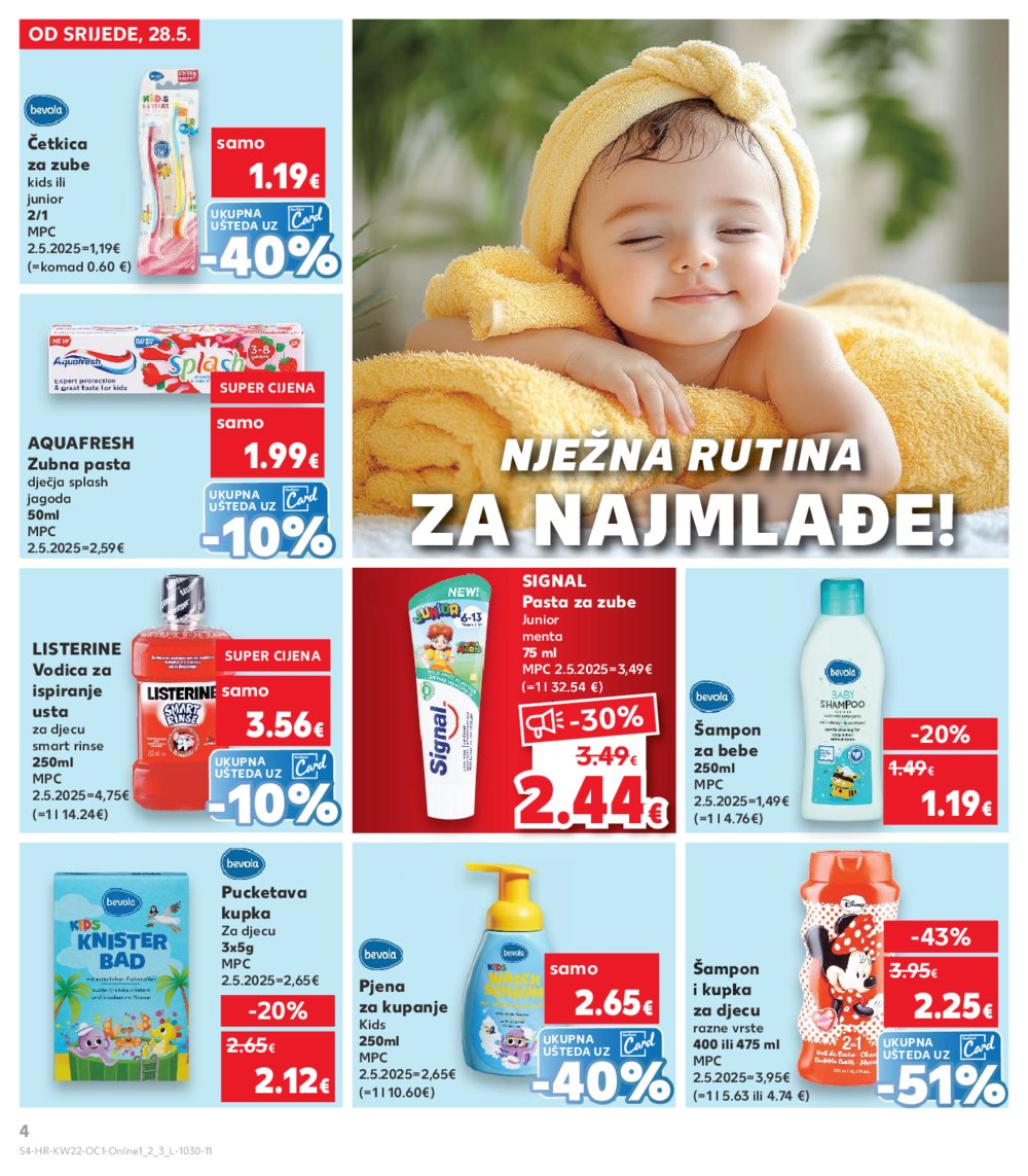 Kaufland katalog Kaufland marke 28.05.-03.06.2025. Odabrane poslovnice