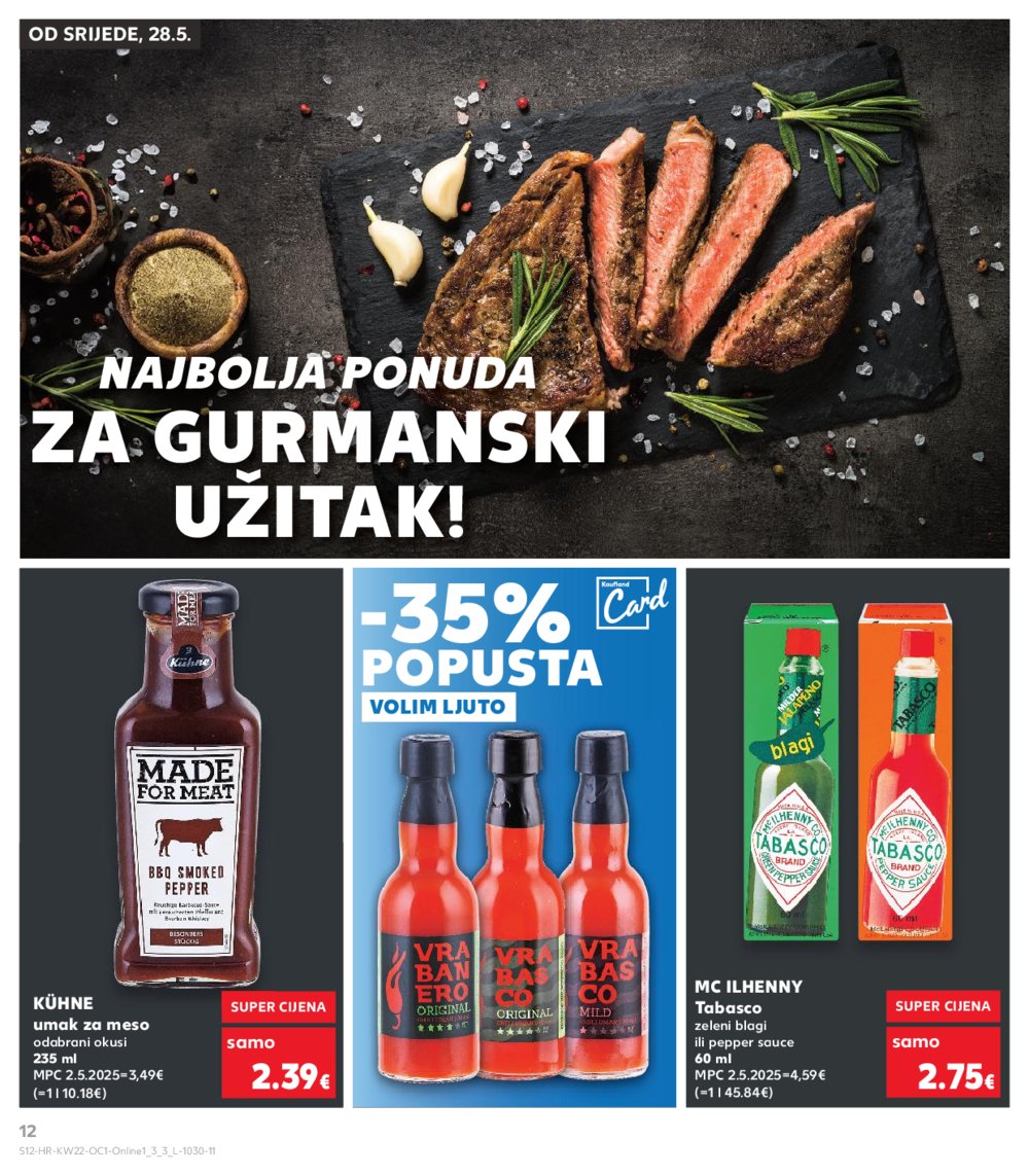 Kaufland katalog Kaufland marke 28.05.-03.06.2025. Odabrane poslovnice