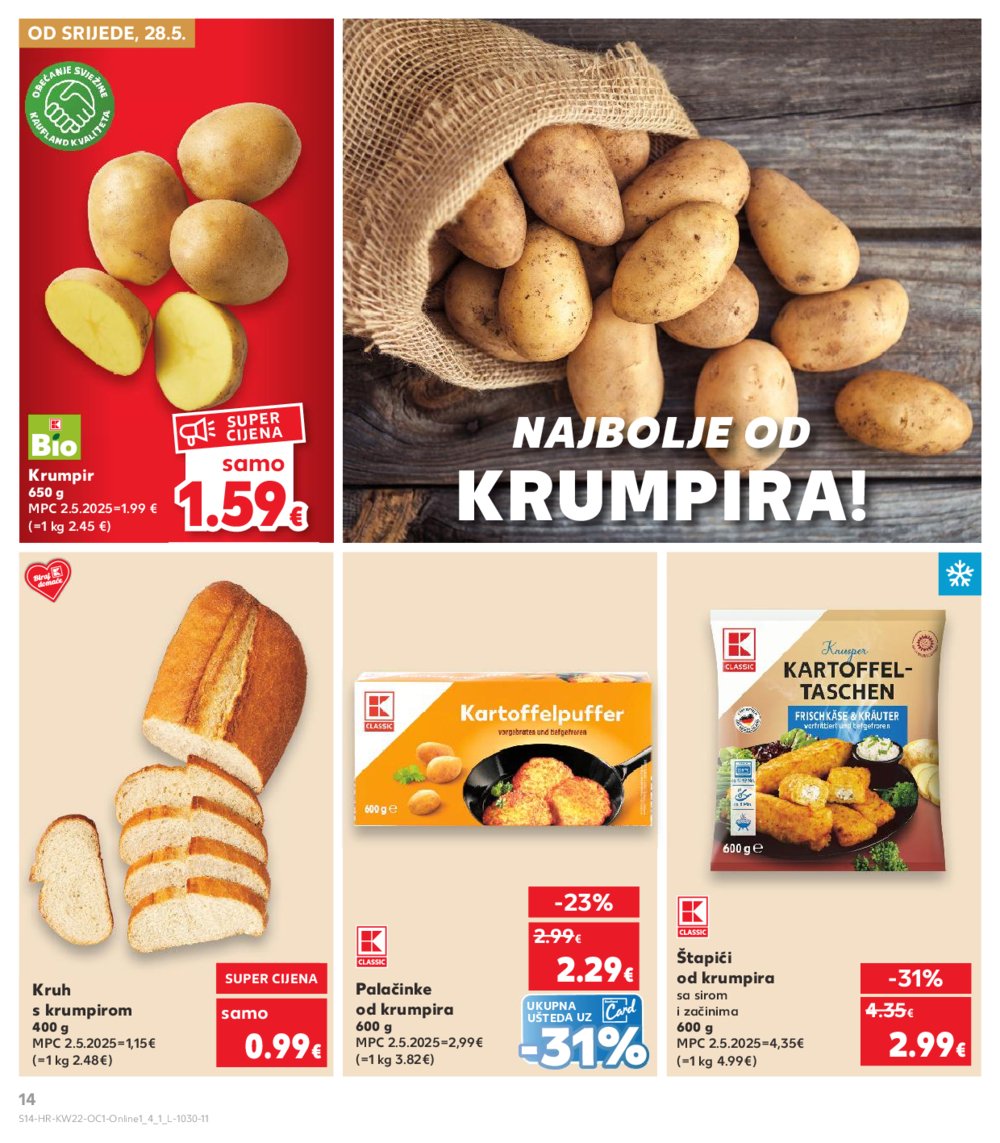Kaufland katalog Kaufland marke 28.05.-03.06.2025. Odabrane poslovnice