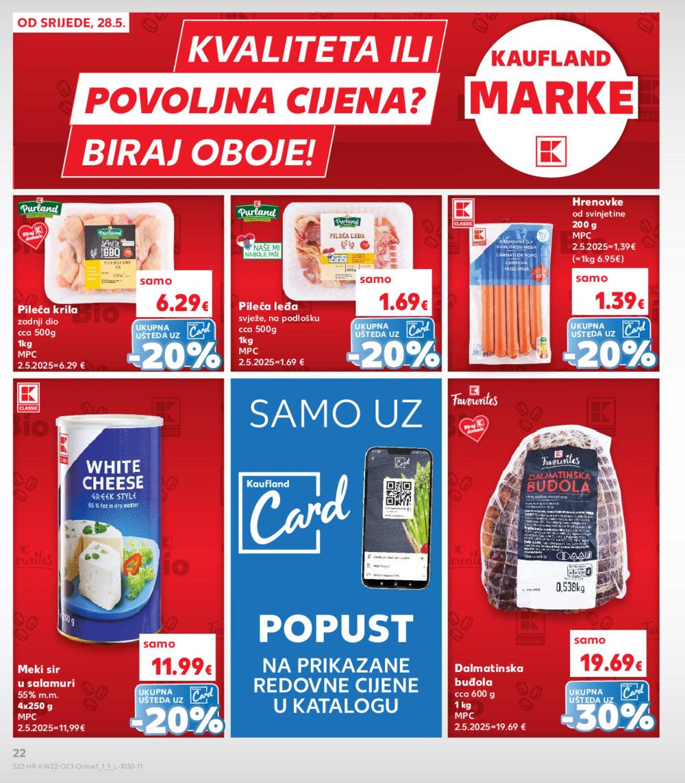 Kaufland katalog Kaufland marke 28.05.-03.06.2025. Odabrane poslovnice