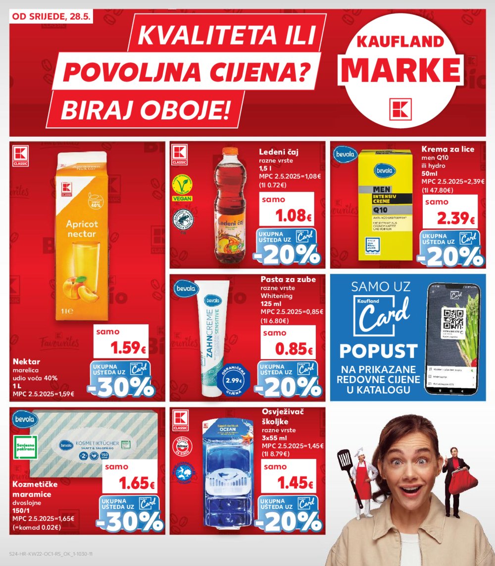 Kaufland katalog Kaufland marke 28.05.-03.06.2025. Odabrane poslovnice