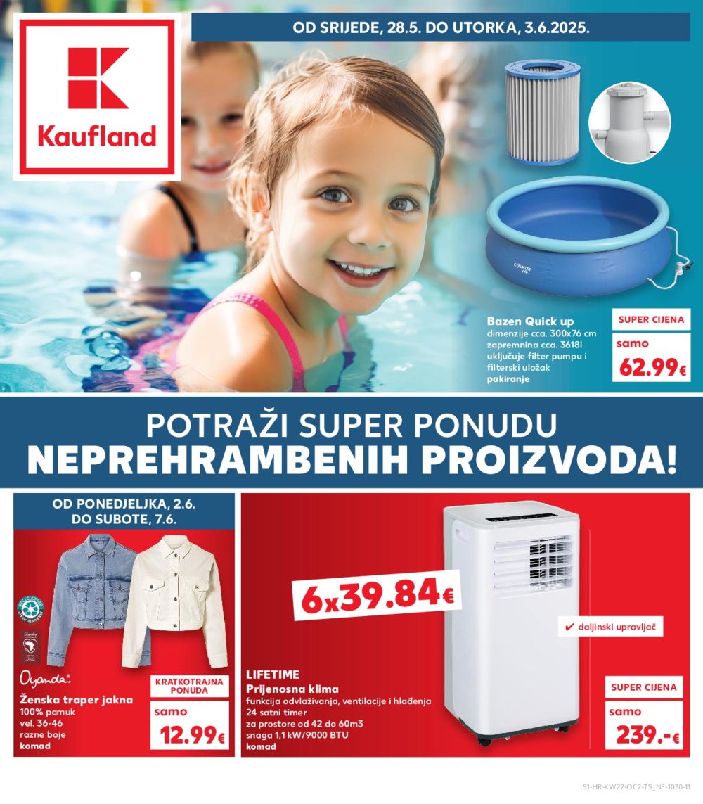 Kaufland katalog Neprehrambenih proizvoda 28.05.-03.06.2025. Odabrane poslovnice
