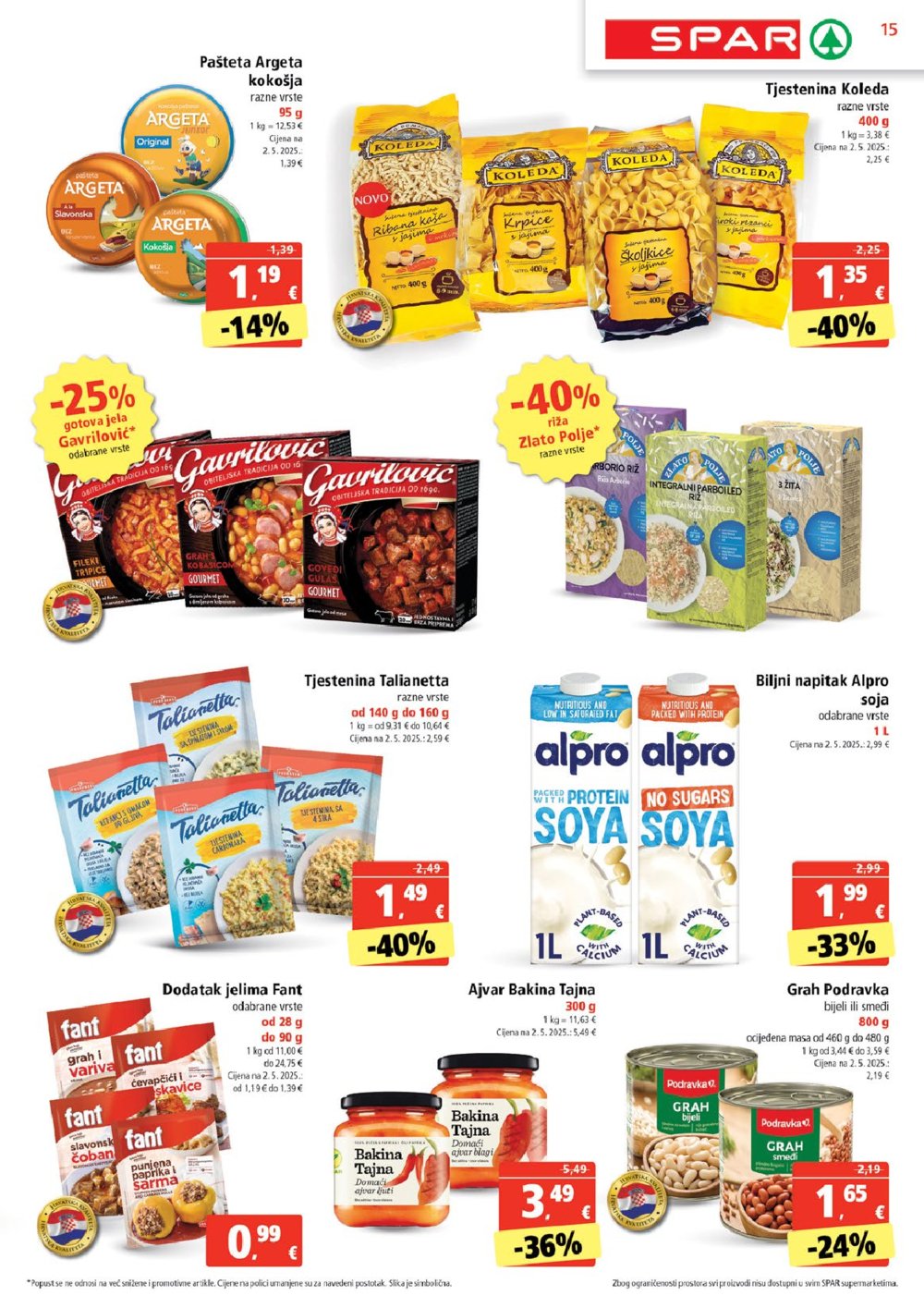 SPAR katalog Akcija 28.05.-03.06.2025.