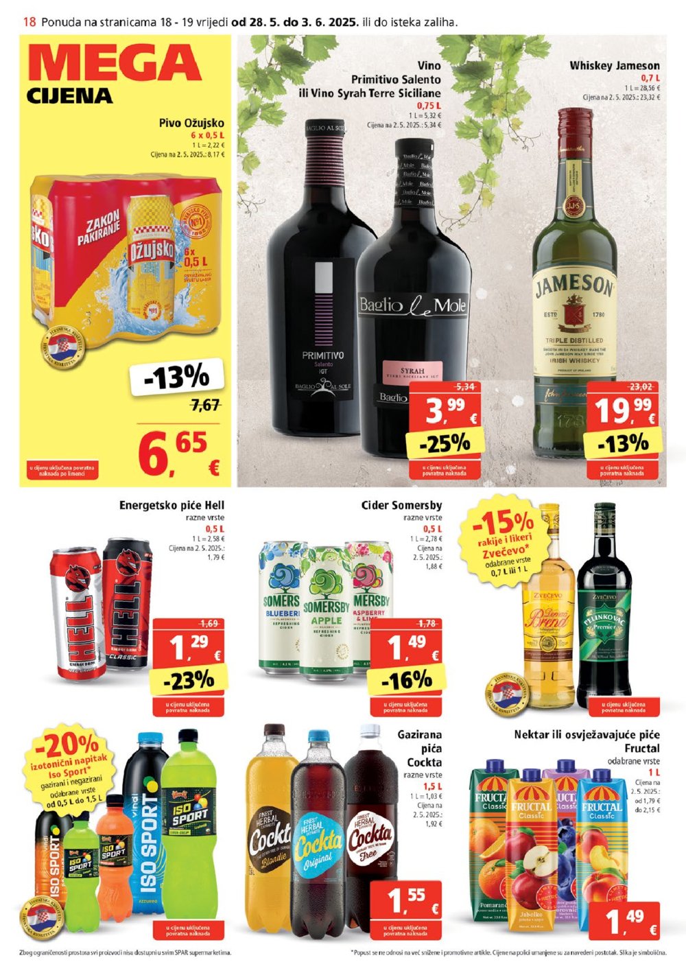 SPAR katalog Akcija 28.05.-03.06.2025.