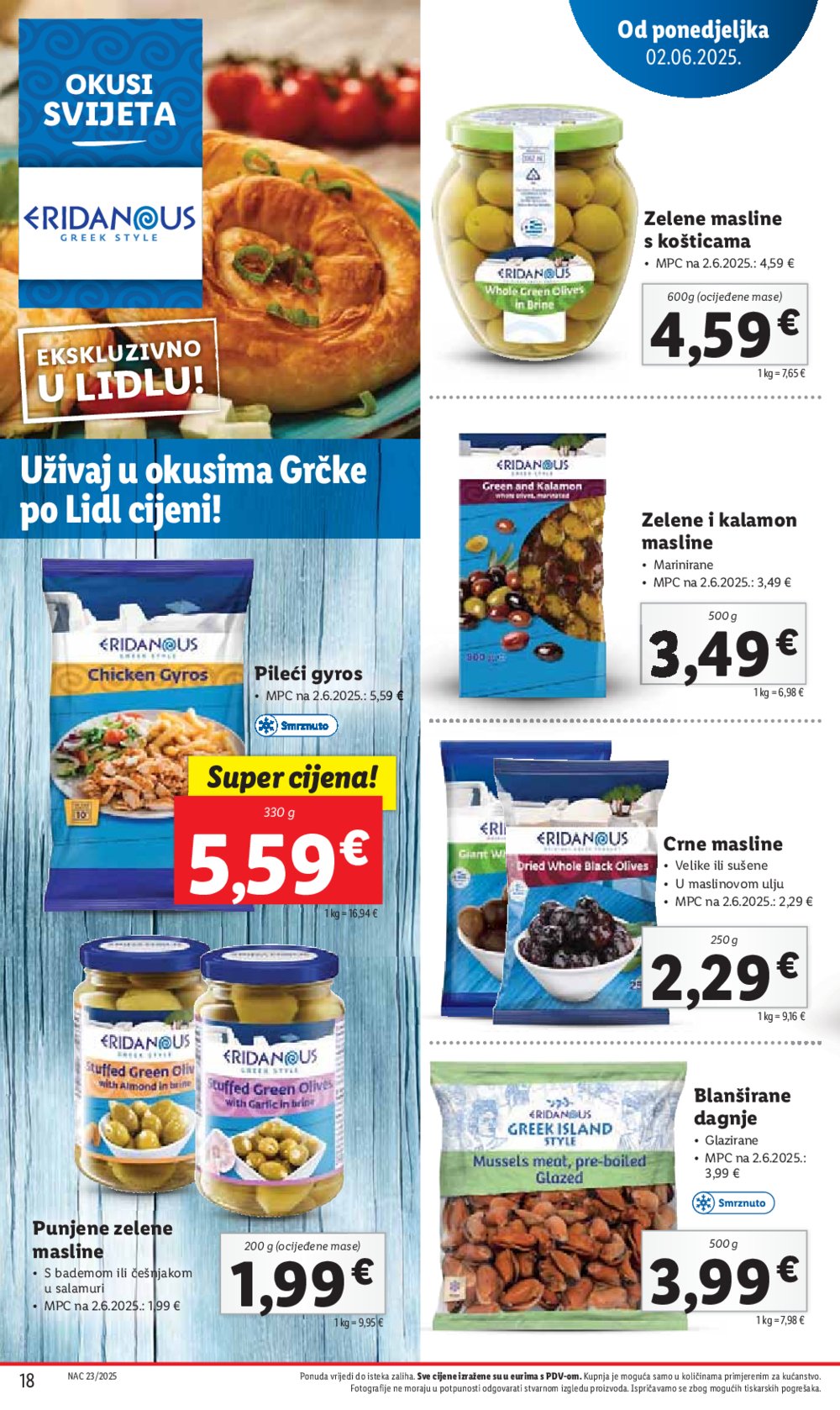 Lidl katalog Super ponuda od ponedjeljka 02.06.-08.06.2025.