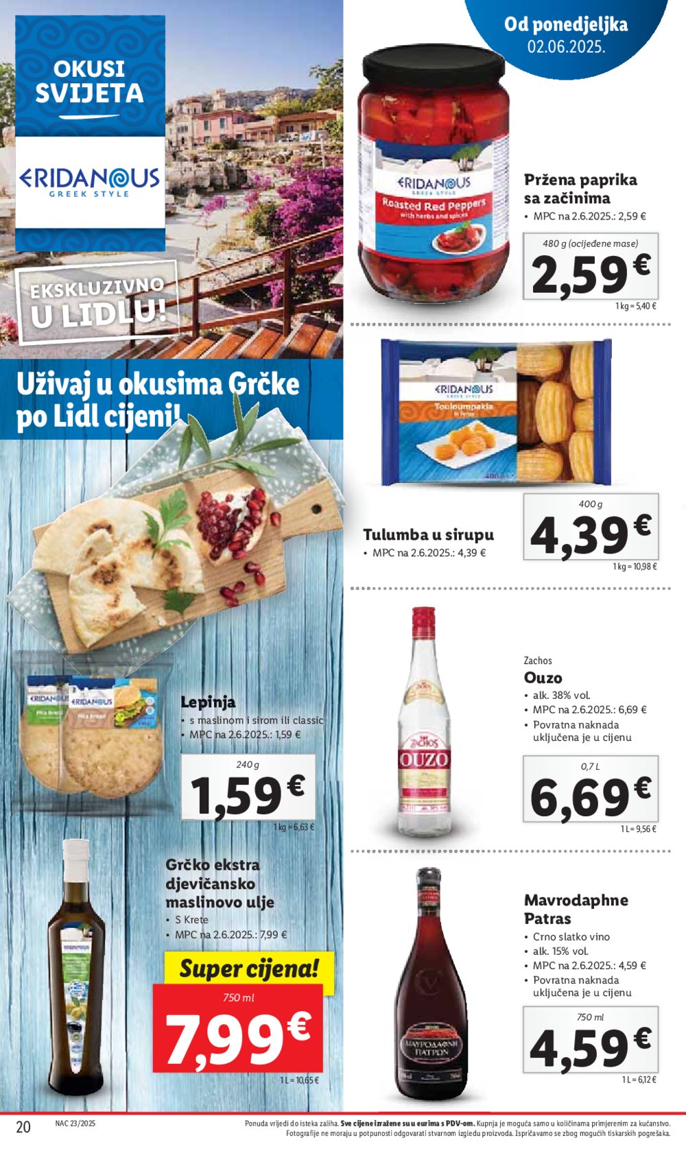Lidl katalog Super ponuda od ponedjeljka 02.06.-08.06.2025.