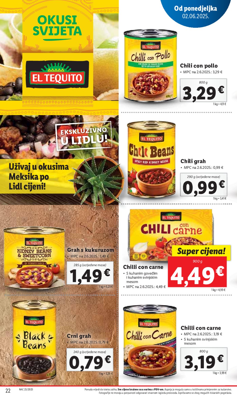Lidl katalog Super ponuda od ponedjeljka 02.06.-08.06.2025.