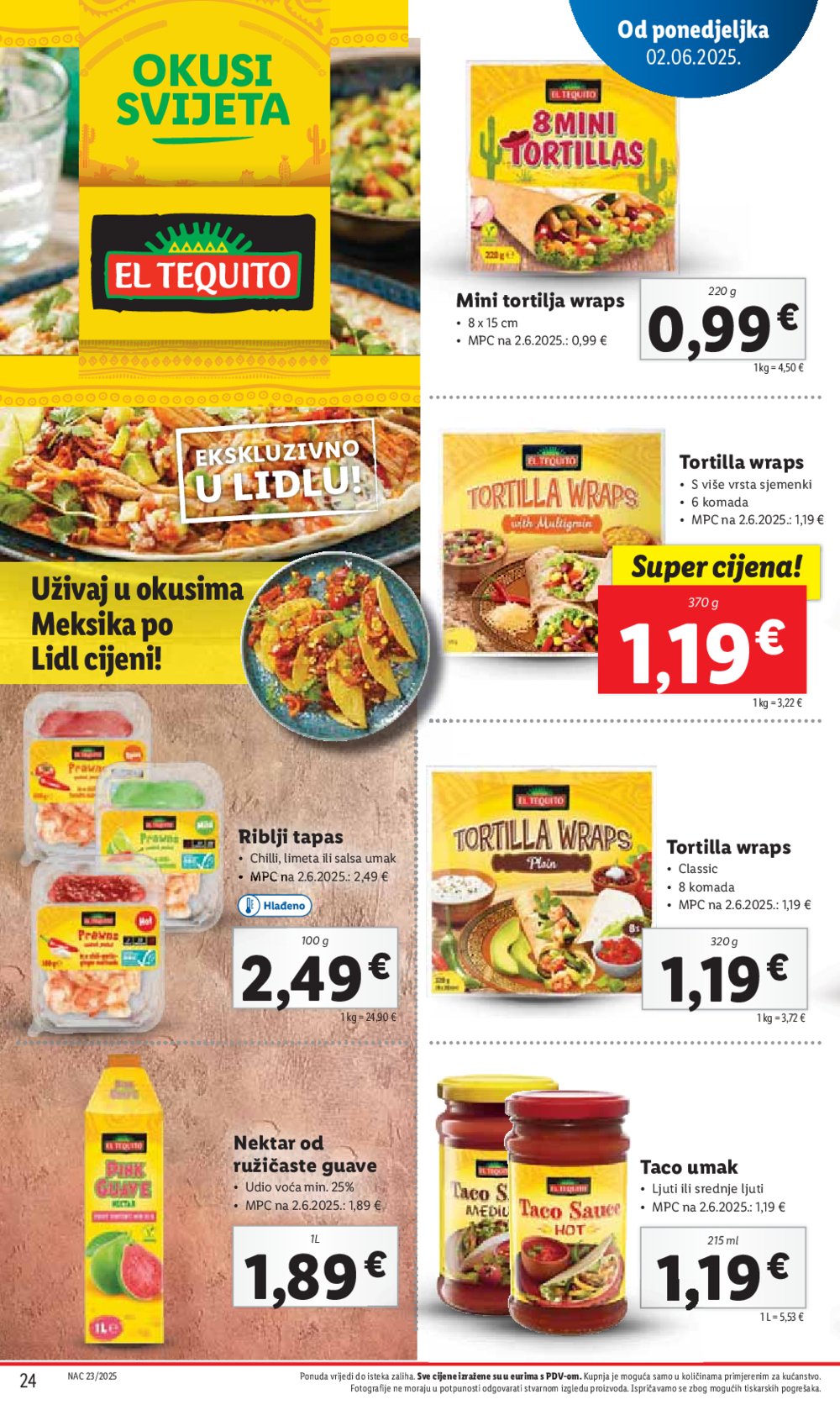 Lidl katalog Super ponuda od ponedjeljka 02.06.-08.06.2025.