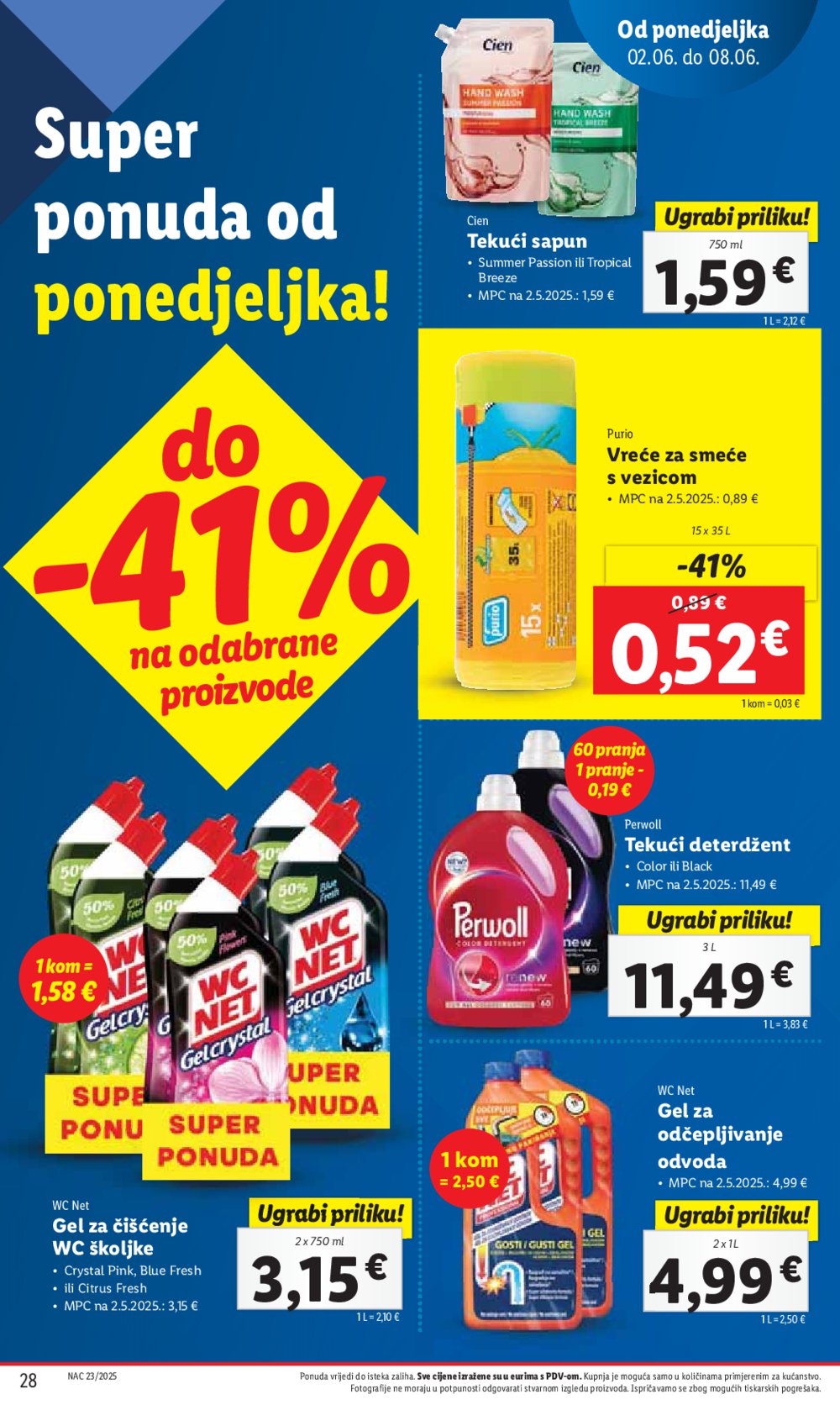 Lidl katalog Super ponuda od ponedjeljka 02.06.-08.06.2025.