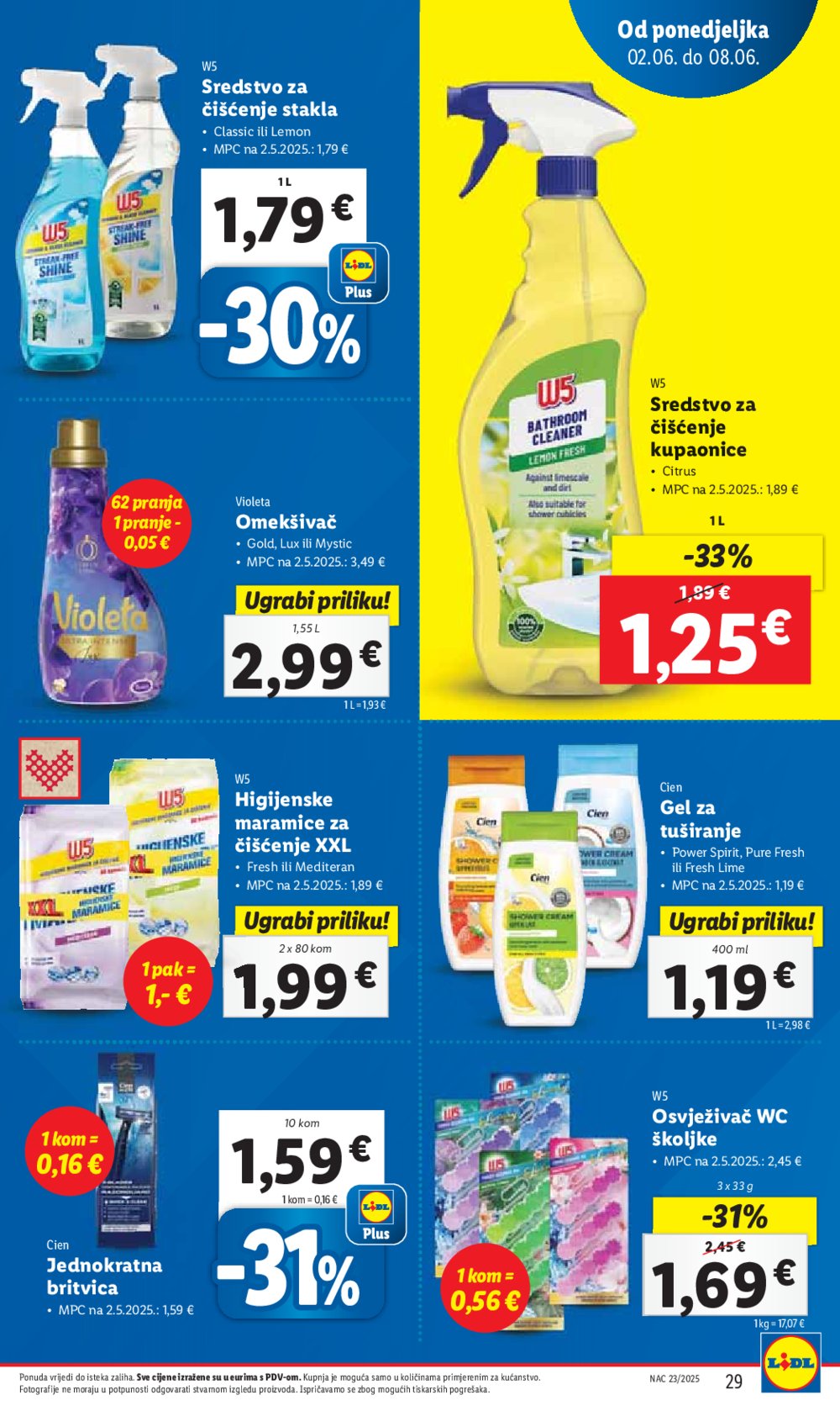 Lidl katalog Super ponuda od ponedjeljka 02.06.-08.06.2025.