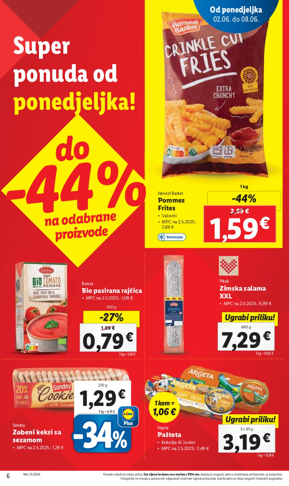 Lidl katalog Super ponuda od ponedjeljka 02.06.-08.06.2025.