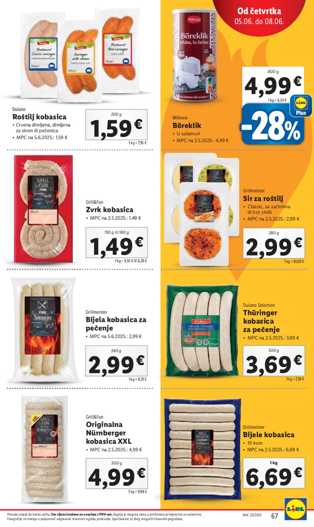 Lidl katalog Super ponuda od ponedjeljka 02.06.-08.06.2025.