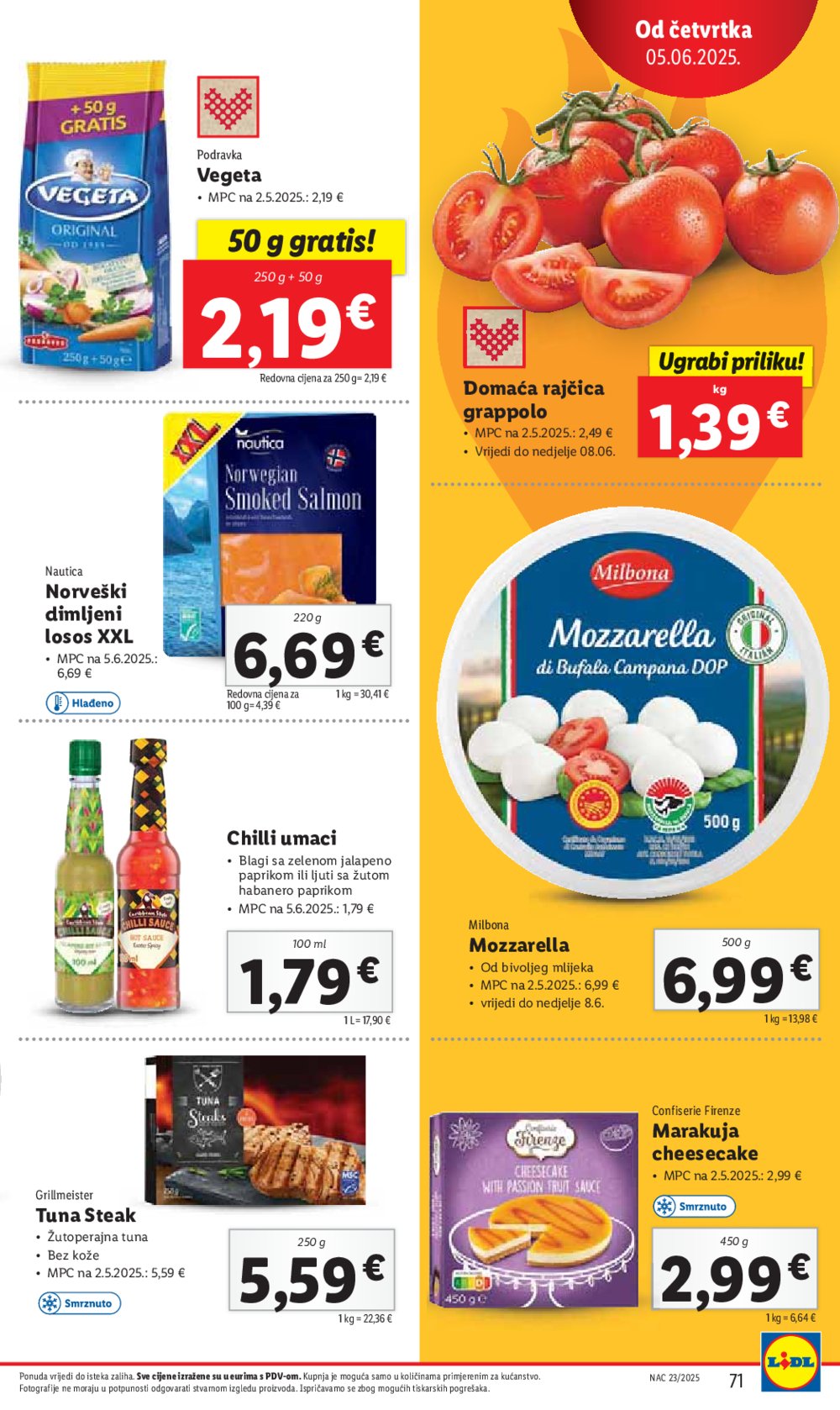 Lidl katalog Super ponuda od ponedjeljka 02.06.-08.06.2025.
