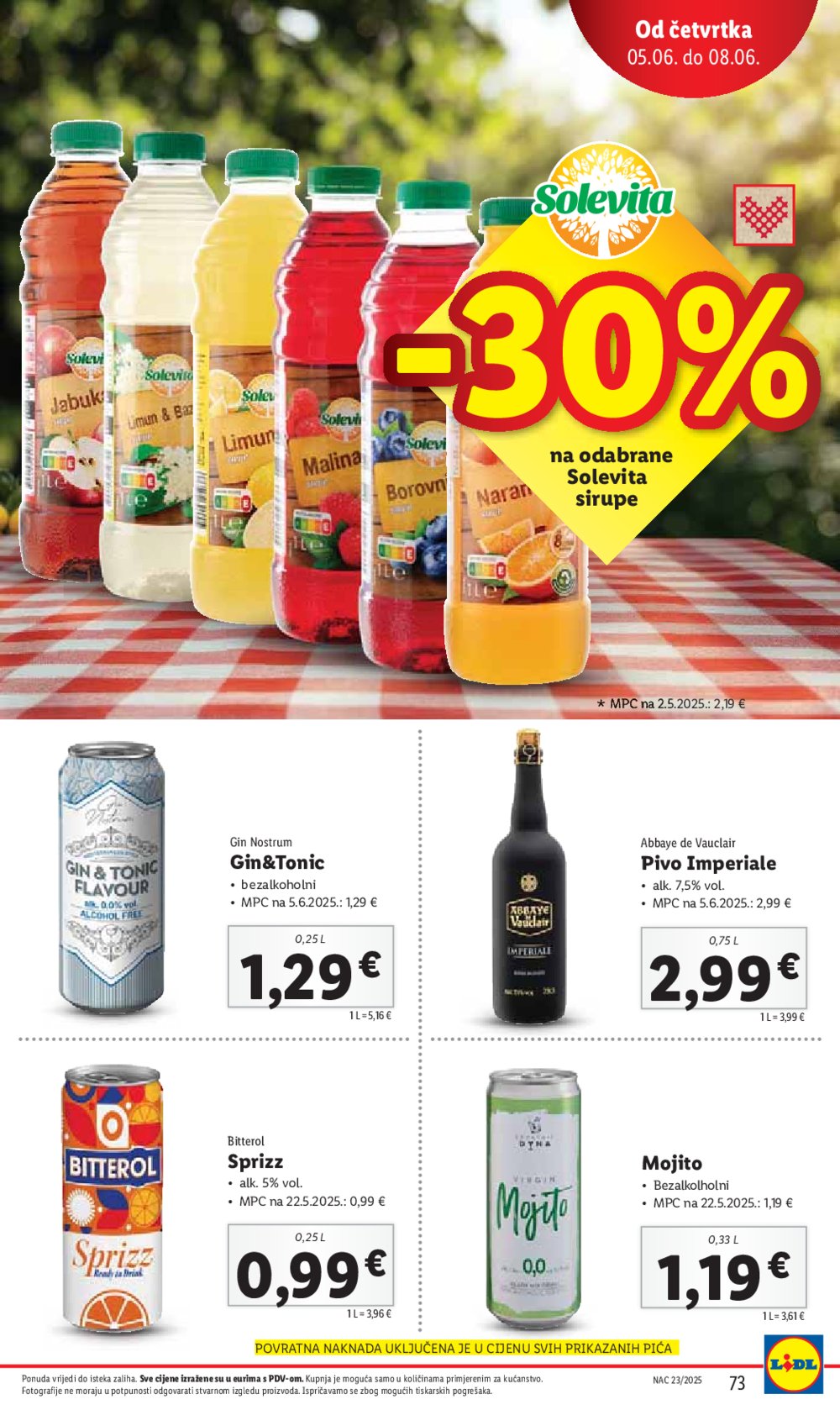 Lidl katalog Super ponuda od ponedjeljka 02.06.-08.06.2025.