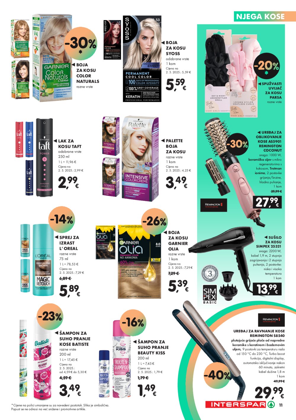 INTERSPAR katalog Njega 05.06.-18.06.2025.