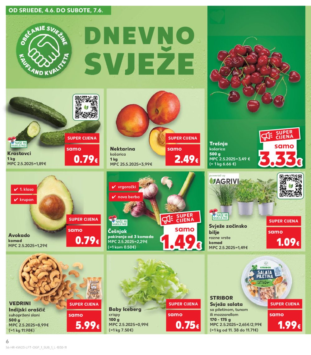 Kaufland katalog Akcija 04.06.-10.06.2025. Ma,Po,Ro,Vo,Vu,DS,VG