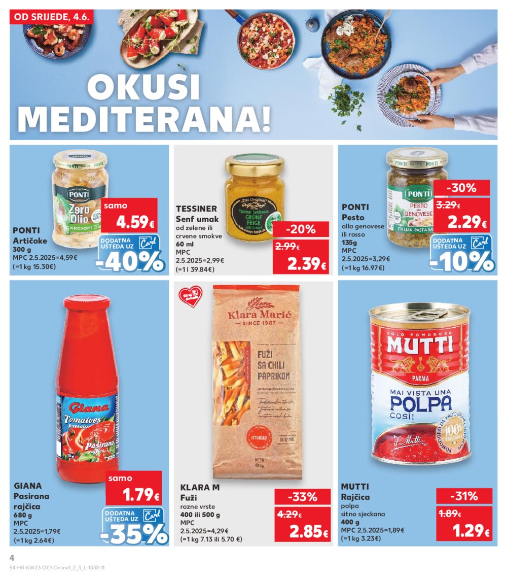 Kaufland katalog Kaufland marke 04.06.-10.06.2025. Odabrane poslovnice