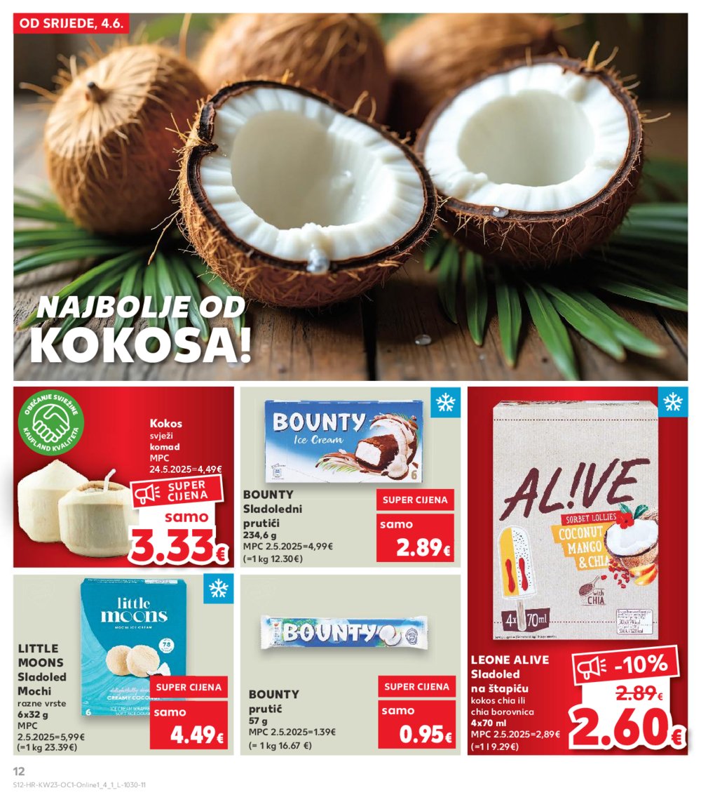 Kaufland katalog Kaufland marke 04.06.-10.06.2025. Odabrane poslovnice