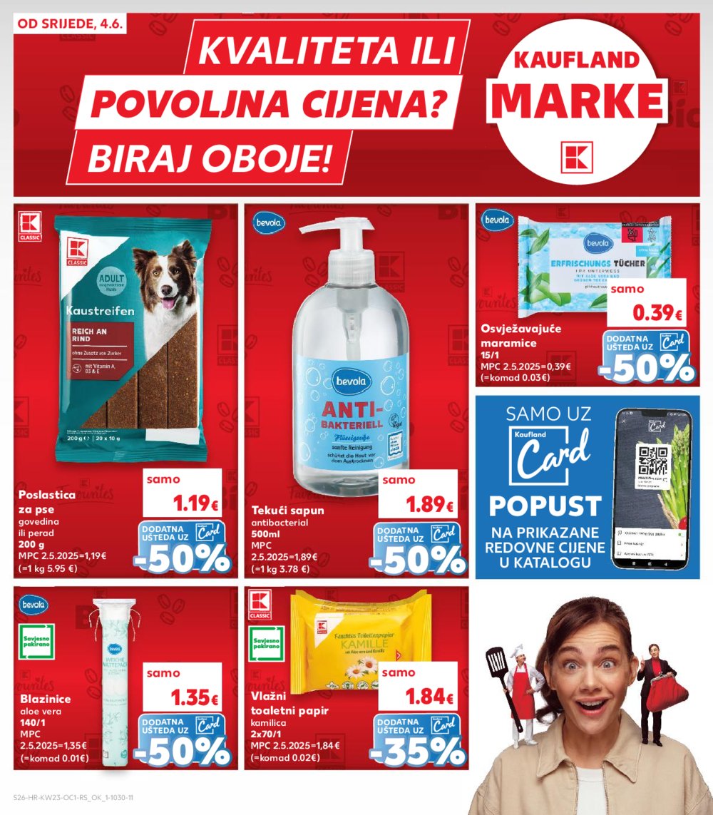 Kaufland katalog Kaufland marke 04.06.-10.06.2025. Odabrane poslovnice