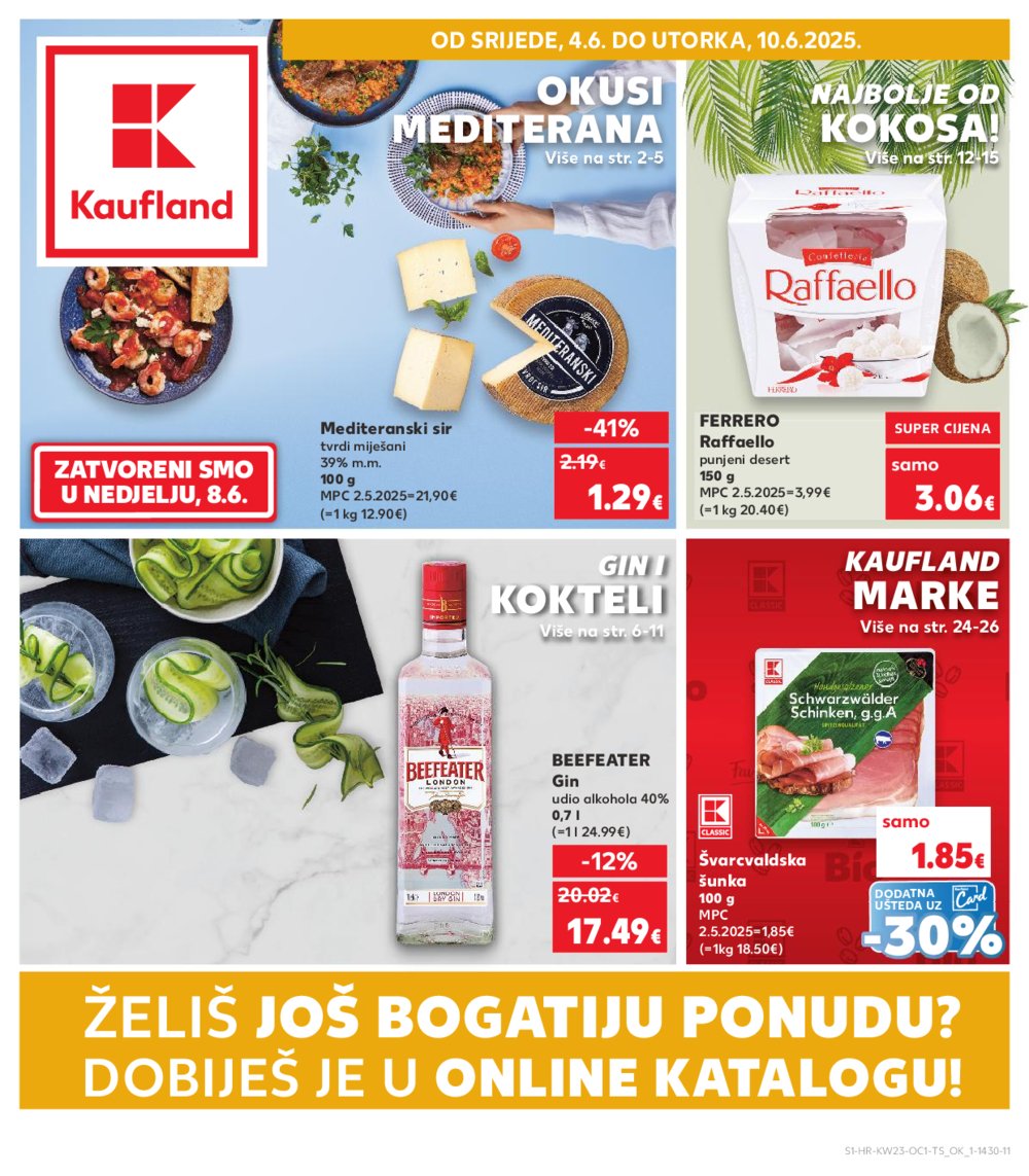 Kaufland katalog Kaufland marke 04.06.-10.06.2025. Vinkovci