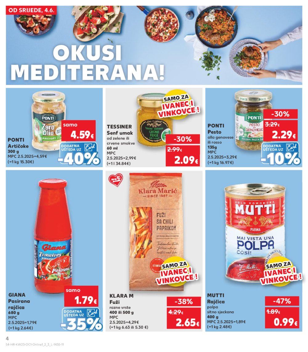Kaufland katalog Kaufland marke 04.06.-10.06.2025. Vinkovci