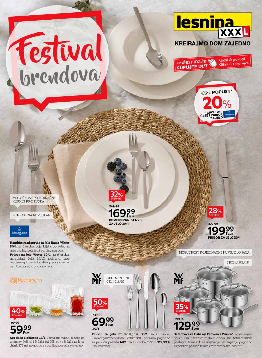 Lesnina katalog Festival brendova - oprema za dom 02.06.-26.06.2025.
