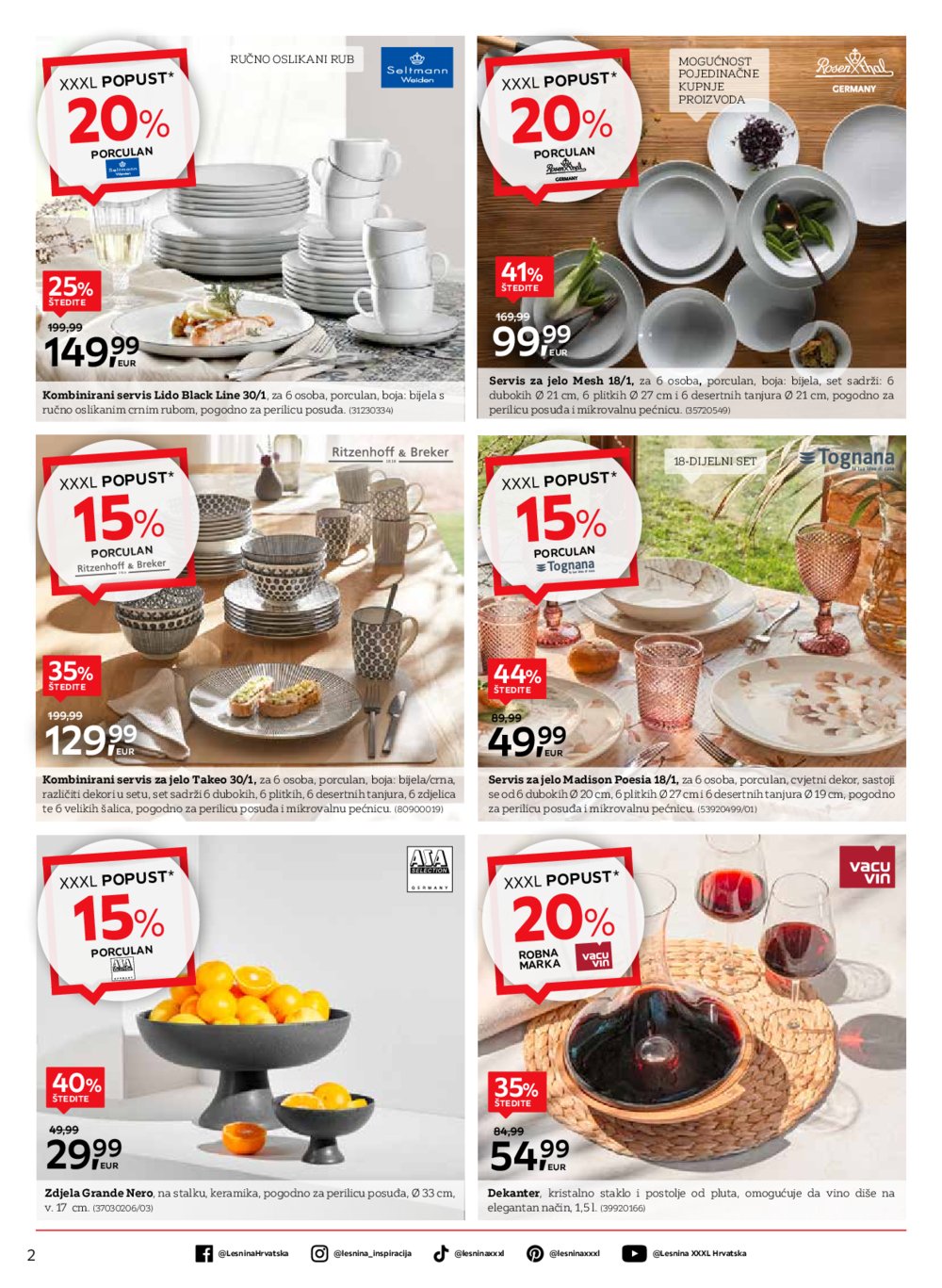 Lesnina katalog Festival brendova - oprema za dom 02.06.-26.06.2025.