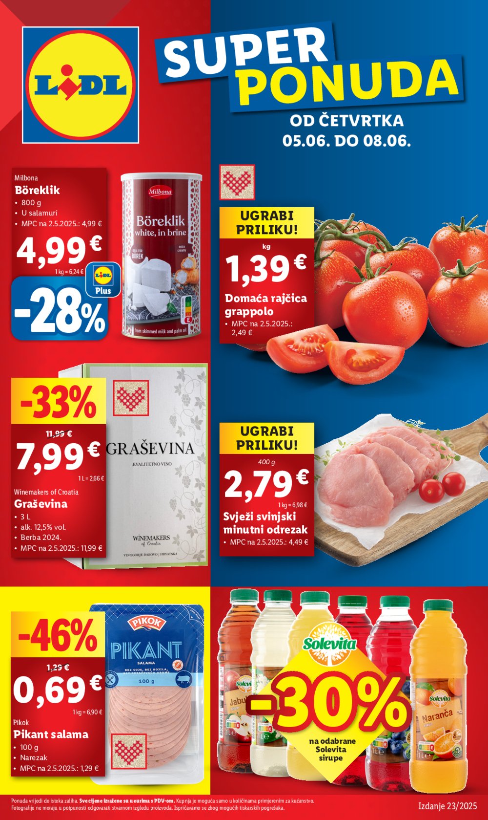 Lidl katalog super ponuda od četvrtka 05.06. - 08.06.2025.