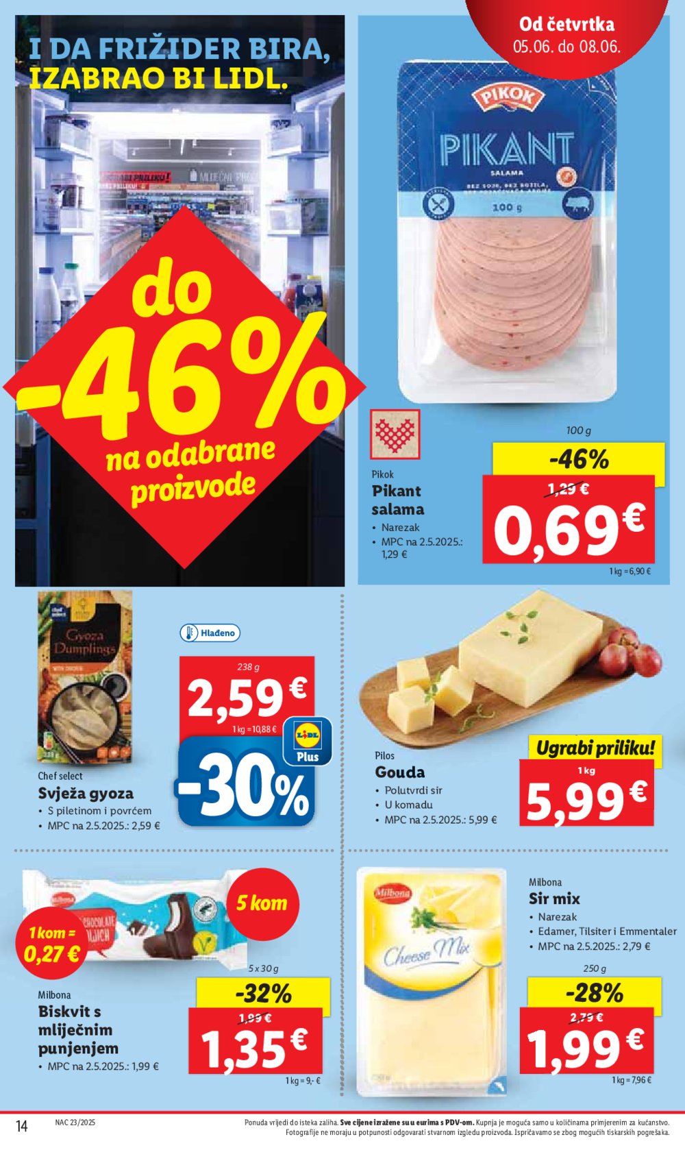 Lidl katalog super ponuda od četvrtka 05.06. - 08.06.2025.