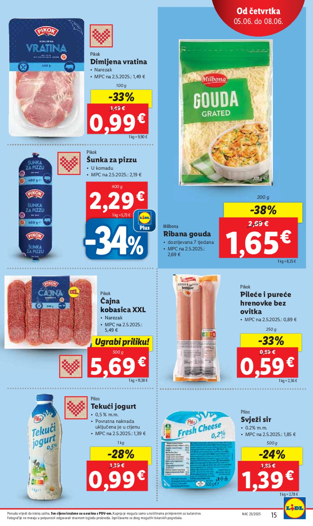 Lidl katalog super ponuda od četvrtka 05.06. - 08.06.2025.