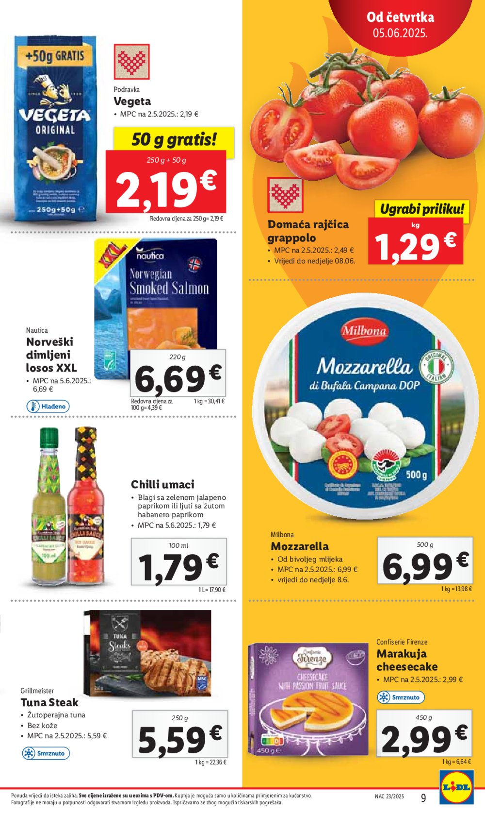 Lidl katalog super ponuda od četvrtka 05.06. - 08.06.2025.