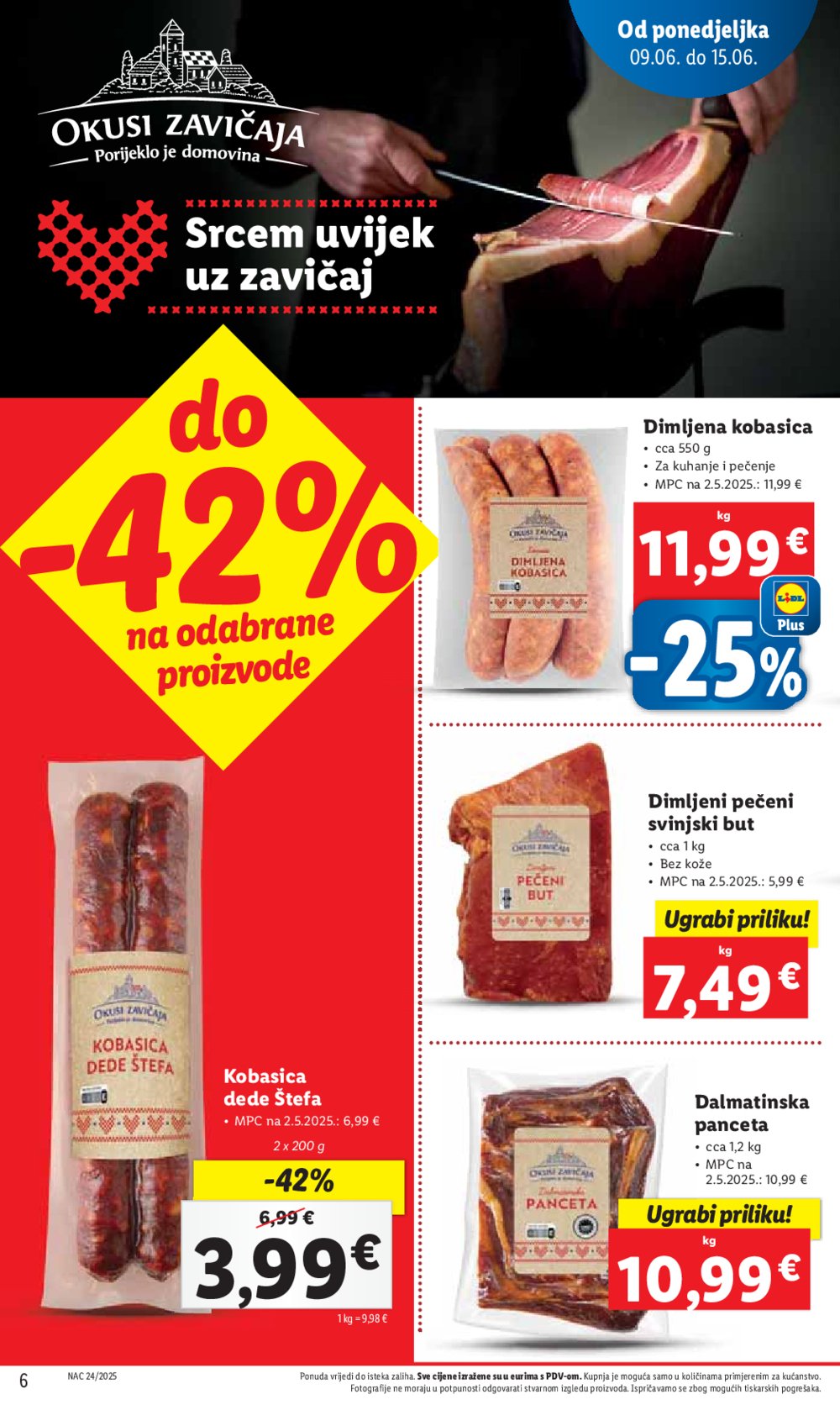 Lidl super ponuda od ponedjeljka 09.06. - 15.06.2025.2025.