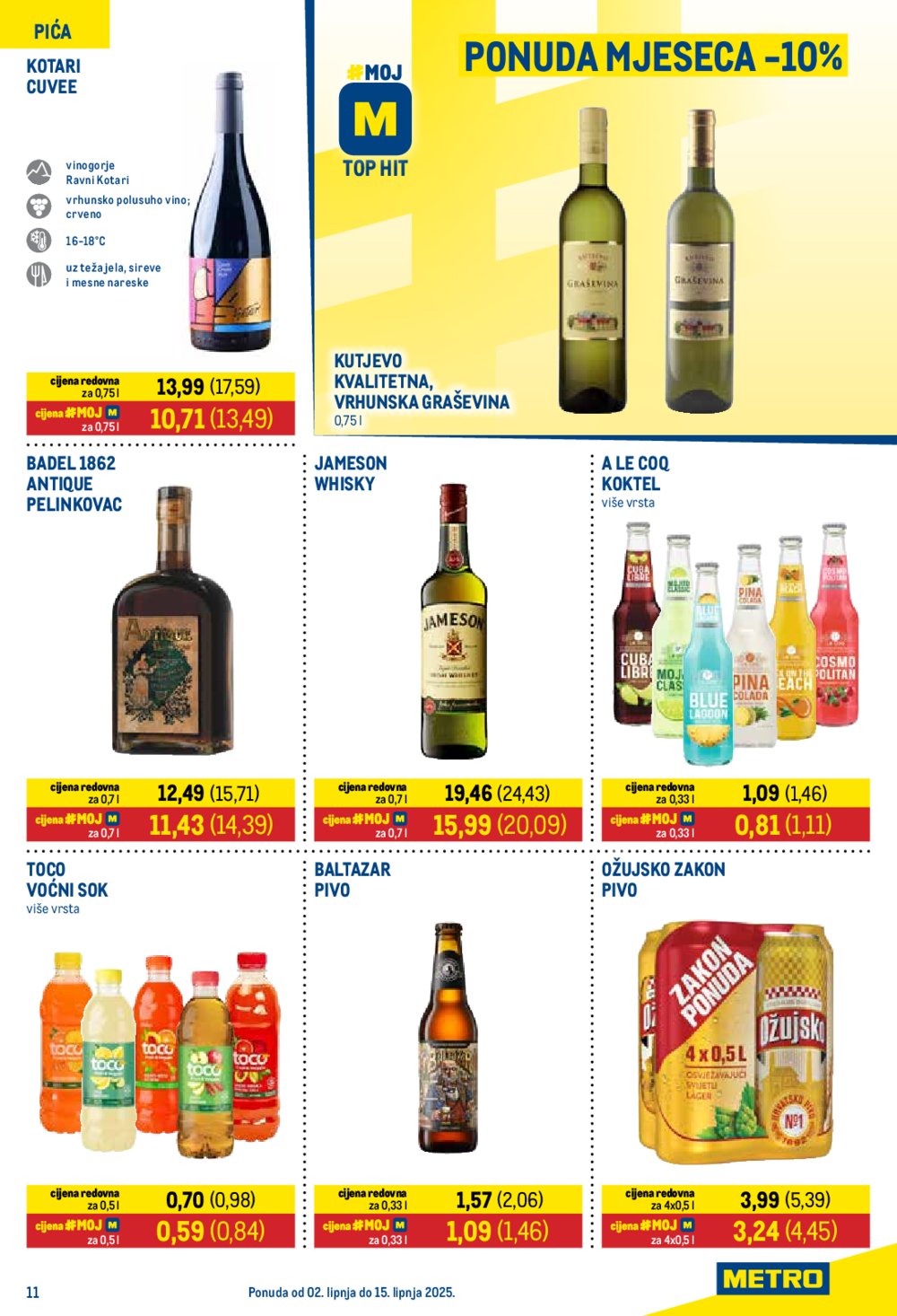 Metro katalog Prehrana i neprehrana 02.06.-15.06.2025.