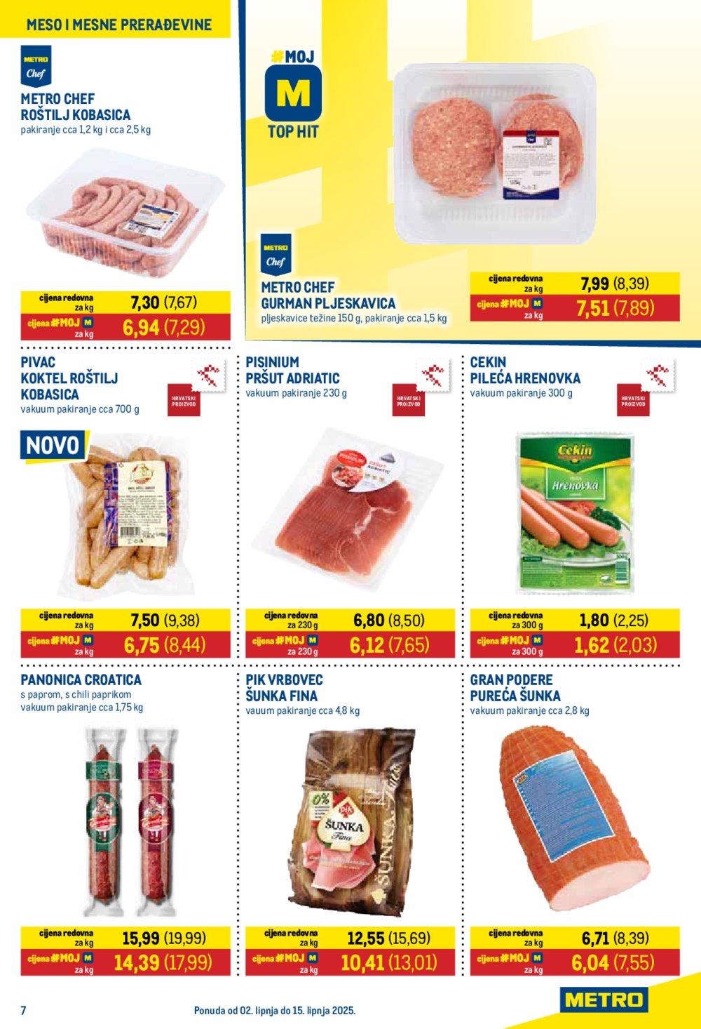 Metro katalog Prehrana i neprehrana 02.06.-15.06.2025.