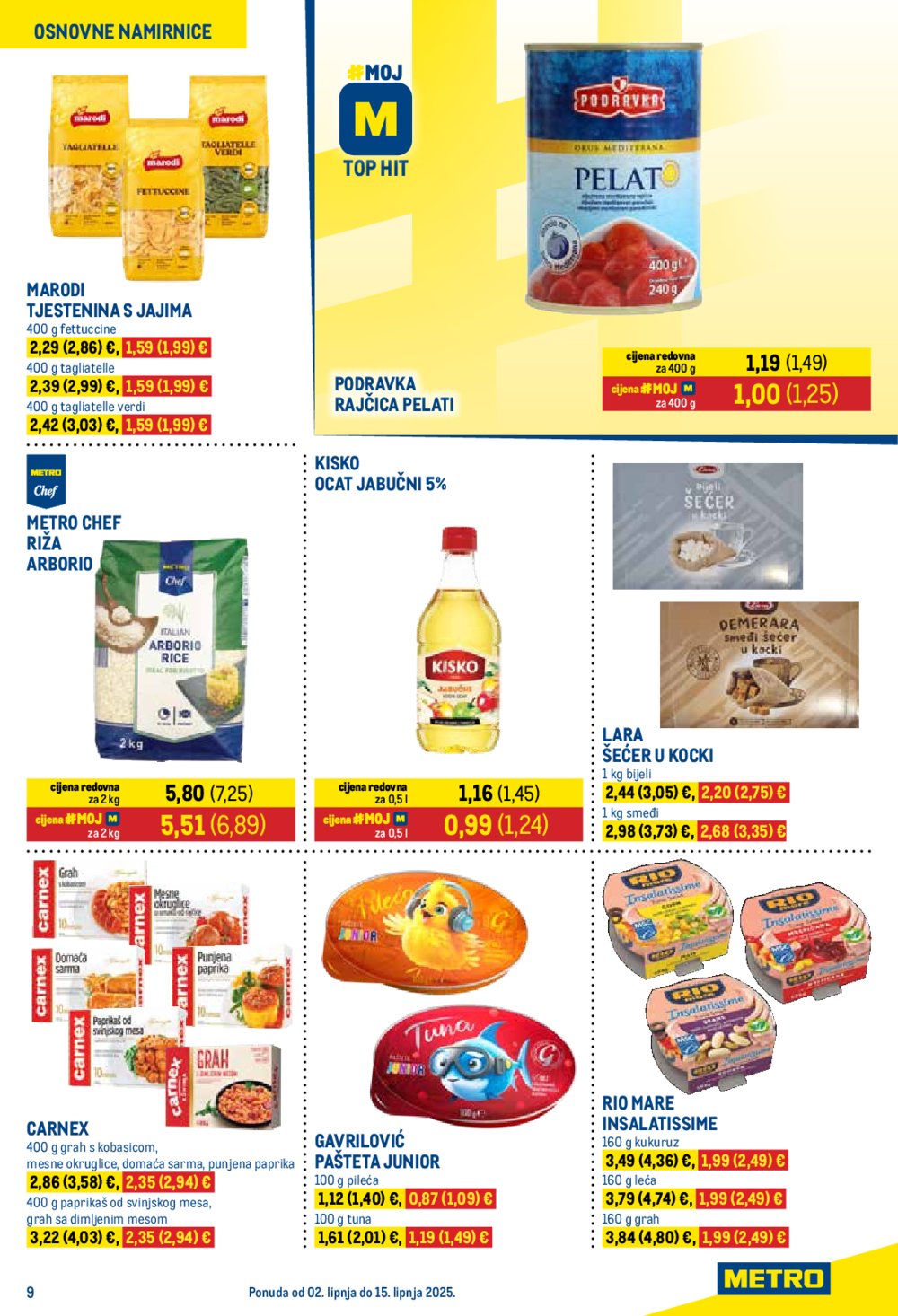 Metro katalog Prehrana i neprehrana 02.06.-15.06.2025.