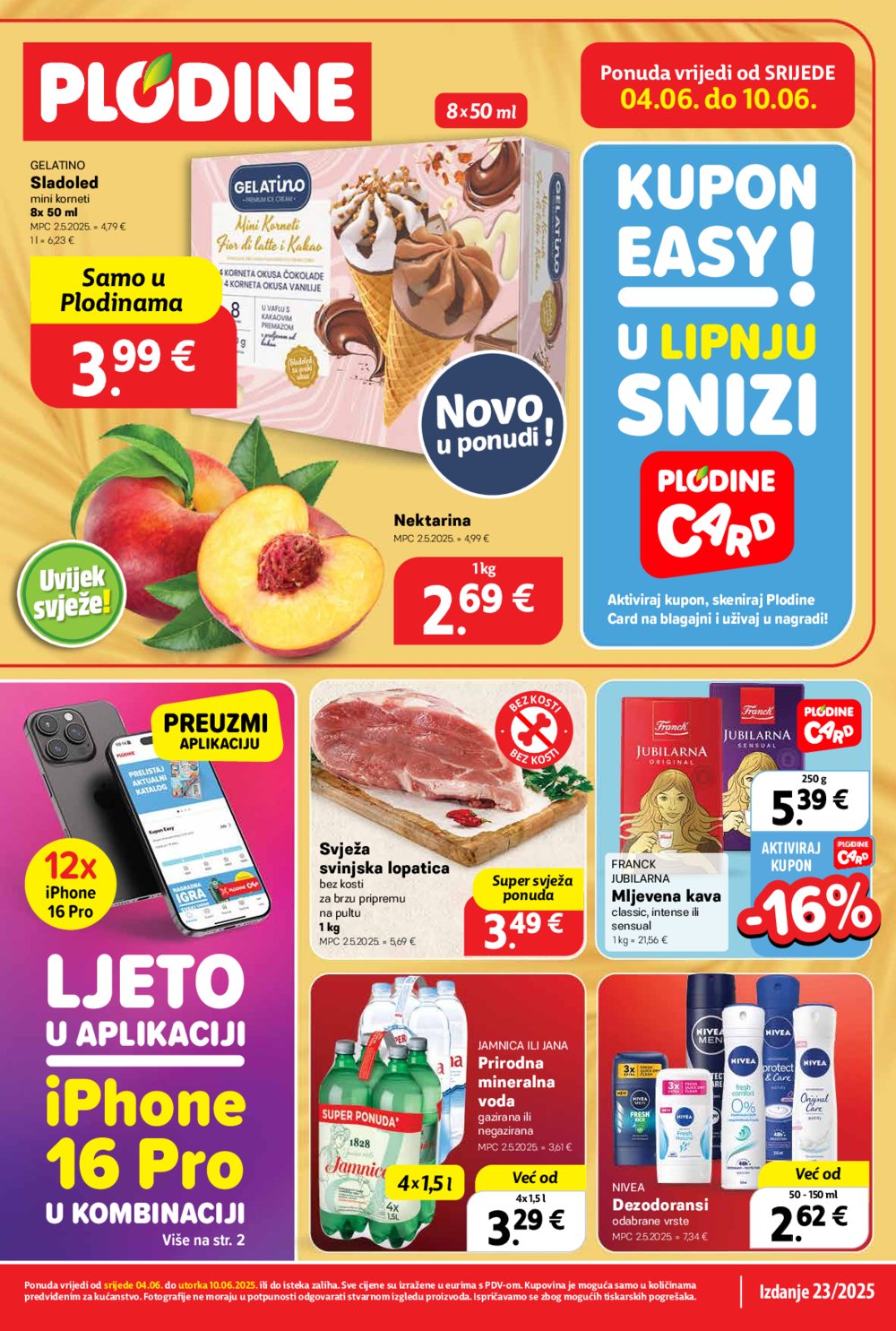 Plodine katalog Akcija 04.06.-10.06.2025.