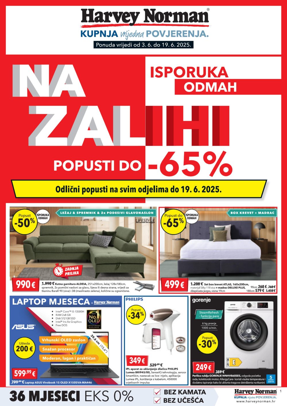 Harvey Norman katalog Akcija 03.06.2025.-19.06.2025.