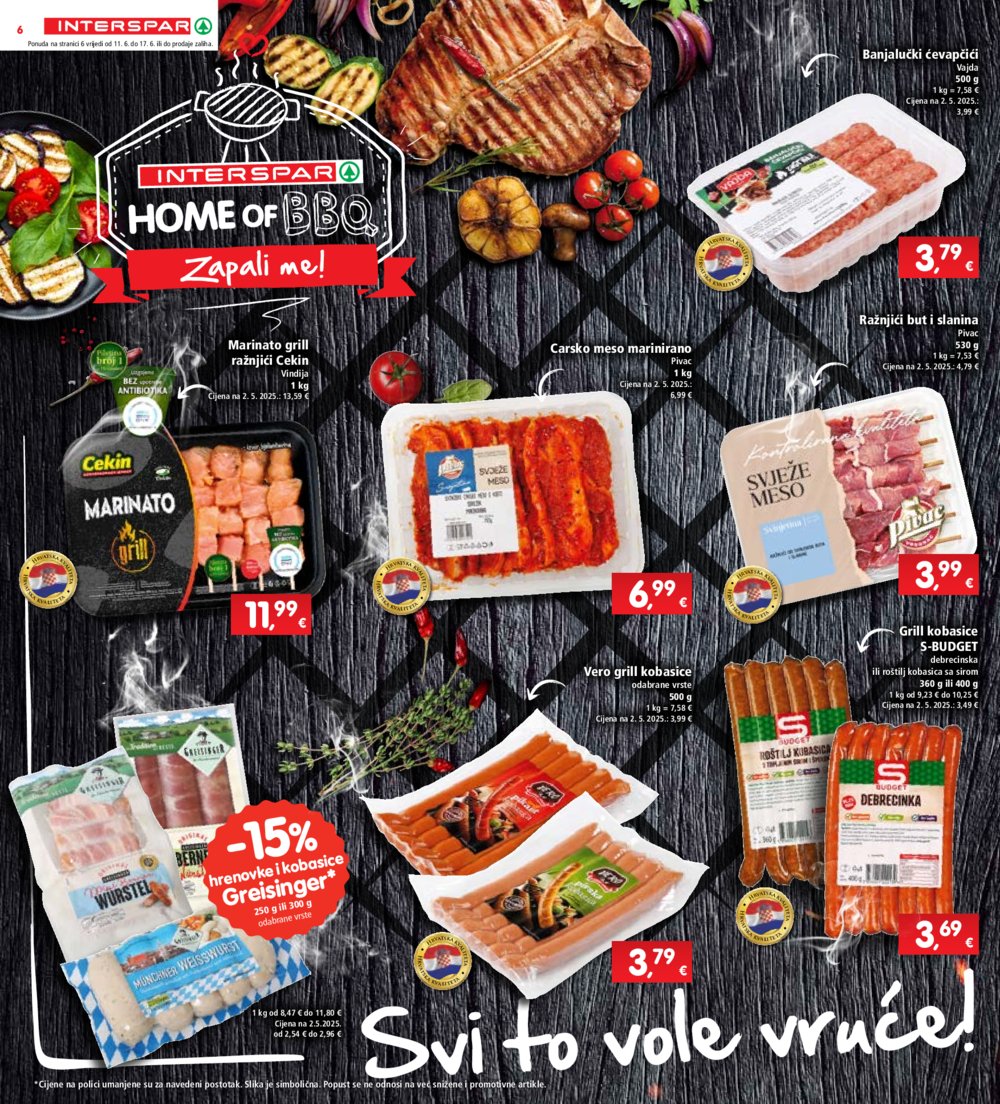 INTERSPAR katalog Akcija 11.06.-17.06.2025.