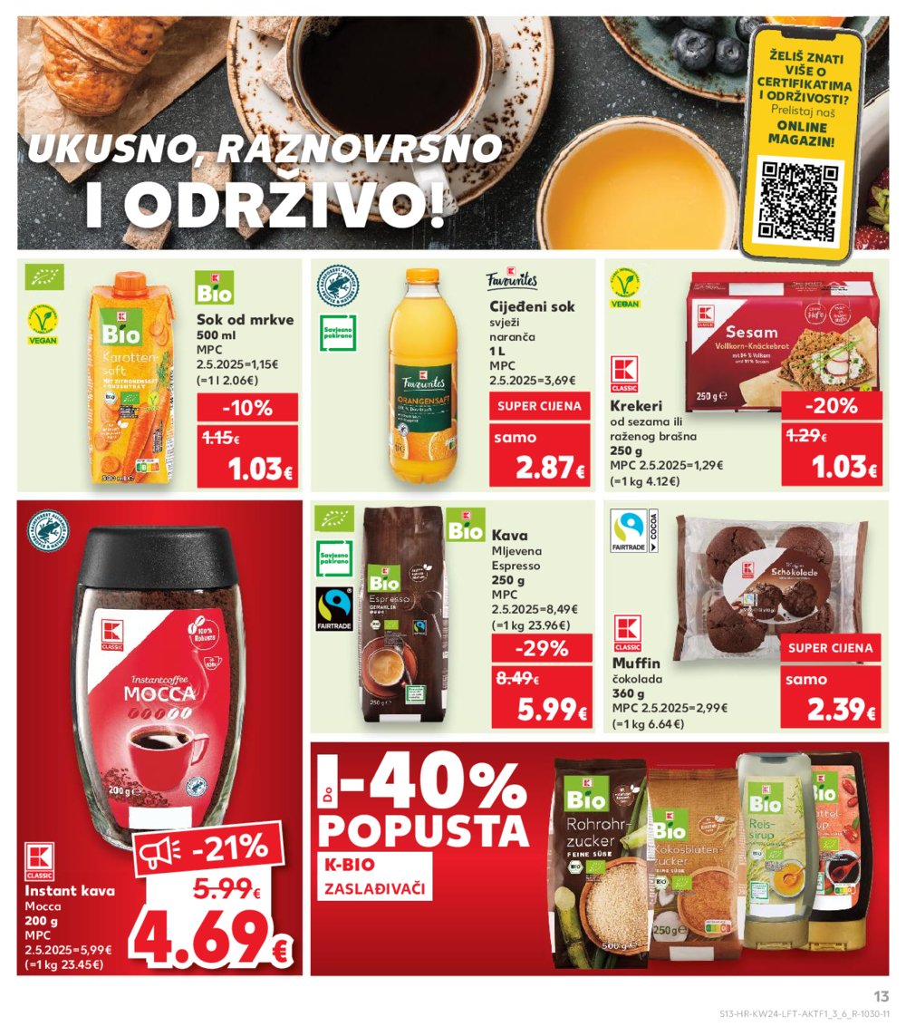 Kaufland katalog Akcija 11.06.-17.06.2025. Odabrane poslovnice
